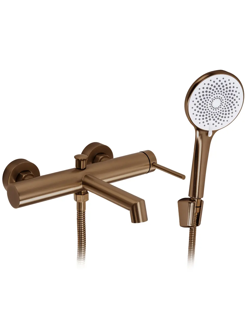 Baterie cadă finisaj cupru periat model Foss Copper Brush [1]