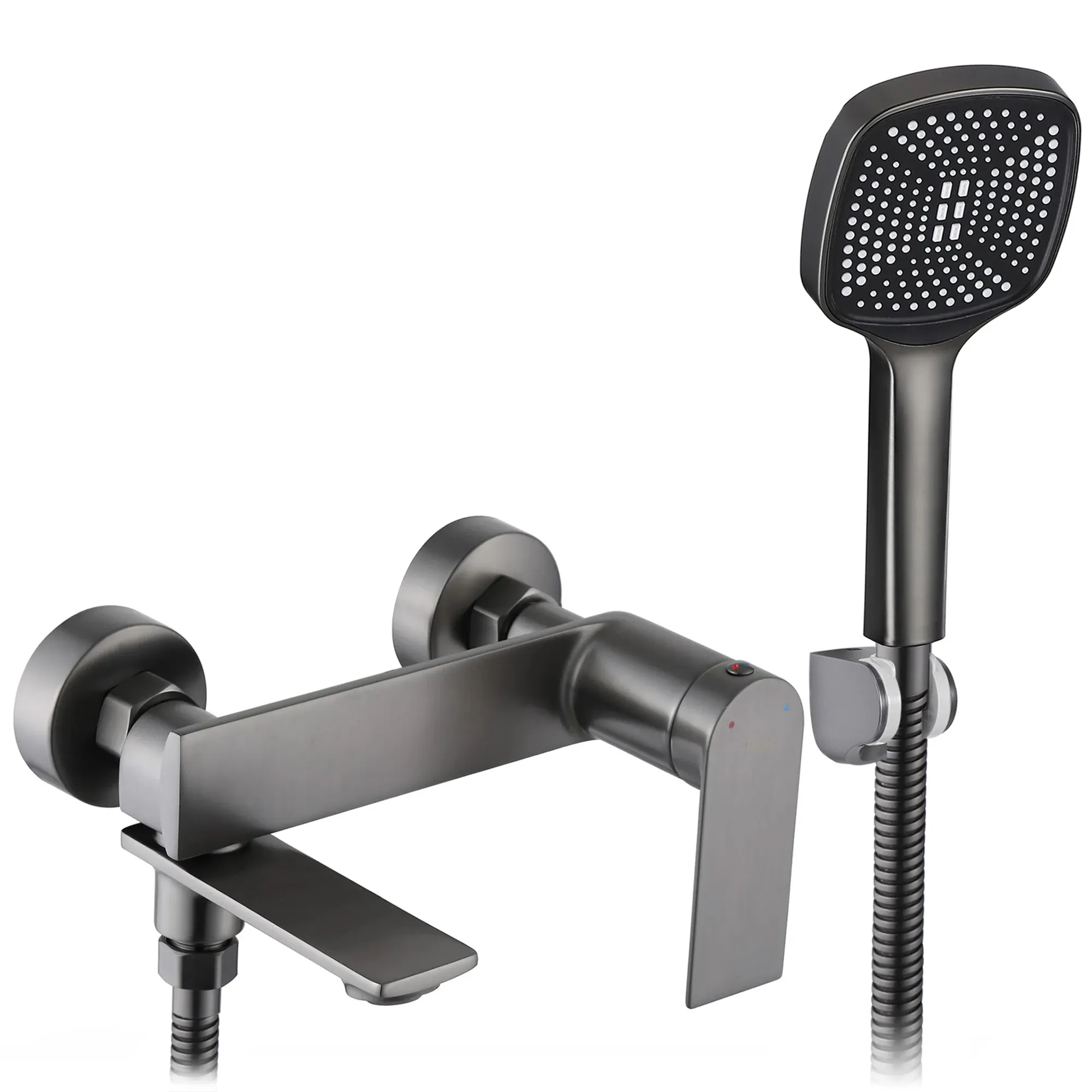 Baterie cadă culoare titanium înălțime 12 cm material alamă/ABS model Storm Titanium [1]