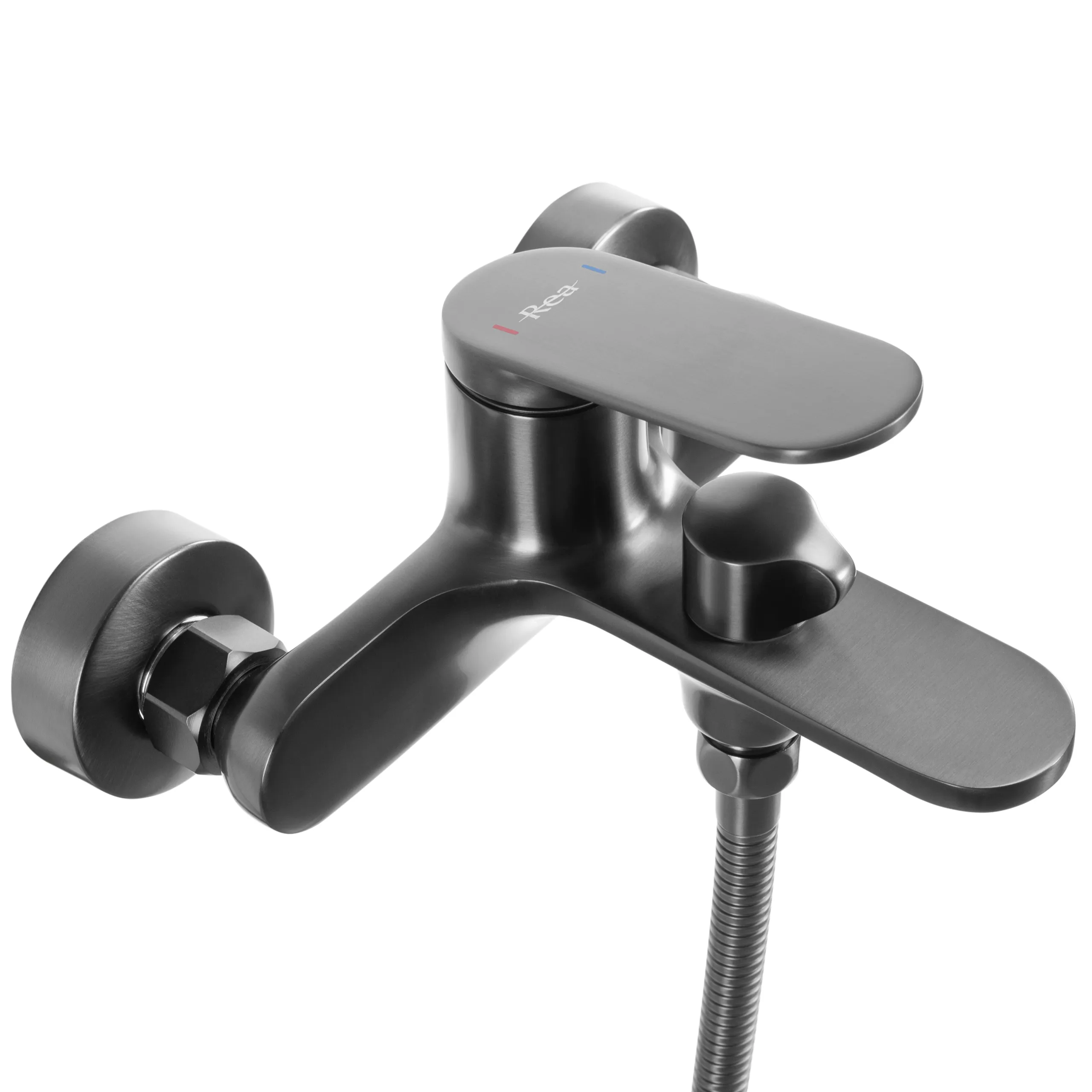 Baterie pentru cadă finisaj titanium înălțime 12 cm model Marco Gun Grey [2]