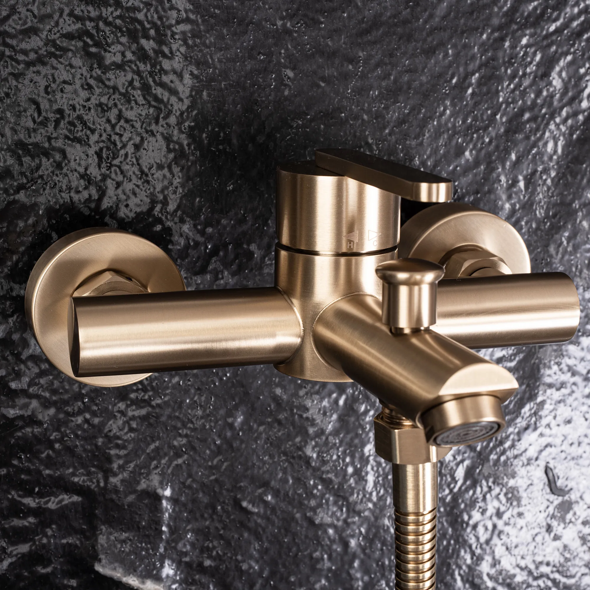 Baterie cadă finisaj auriu periat înălțime 8 cm model Ontario Brushed Gold [3]
