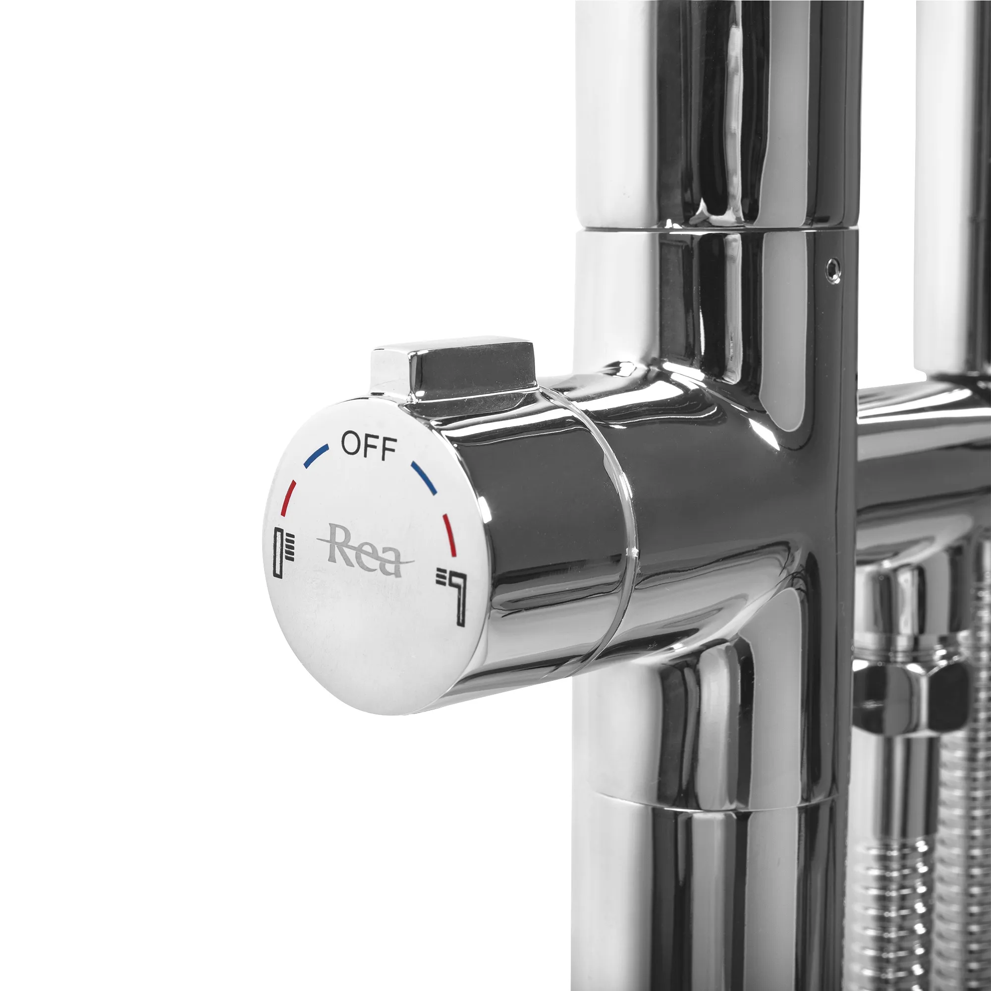 Baterie cadă de podea culoare crom înălțime 92 cm material alamă model Clark Chrome [3]