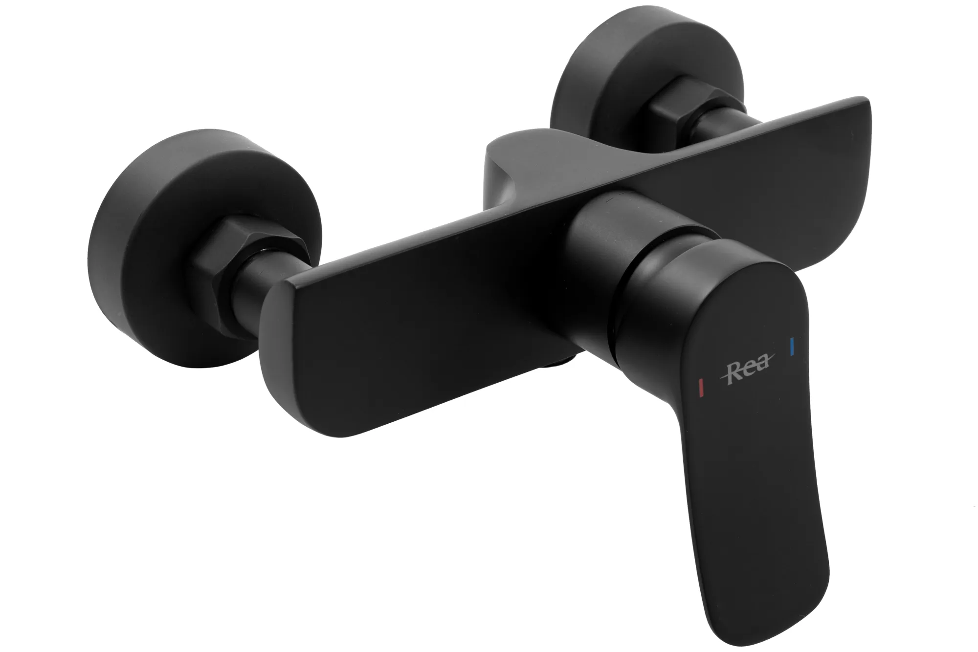 Baterie duș culoare negru mat înălțime 10 cm material alamă/ABS model Dart Black Mat [3]