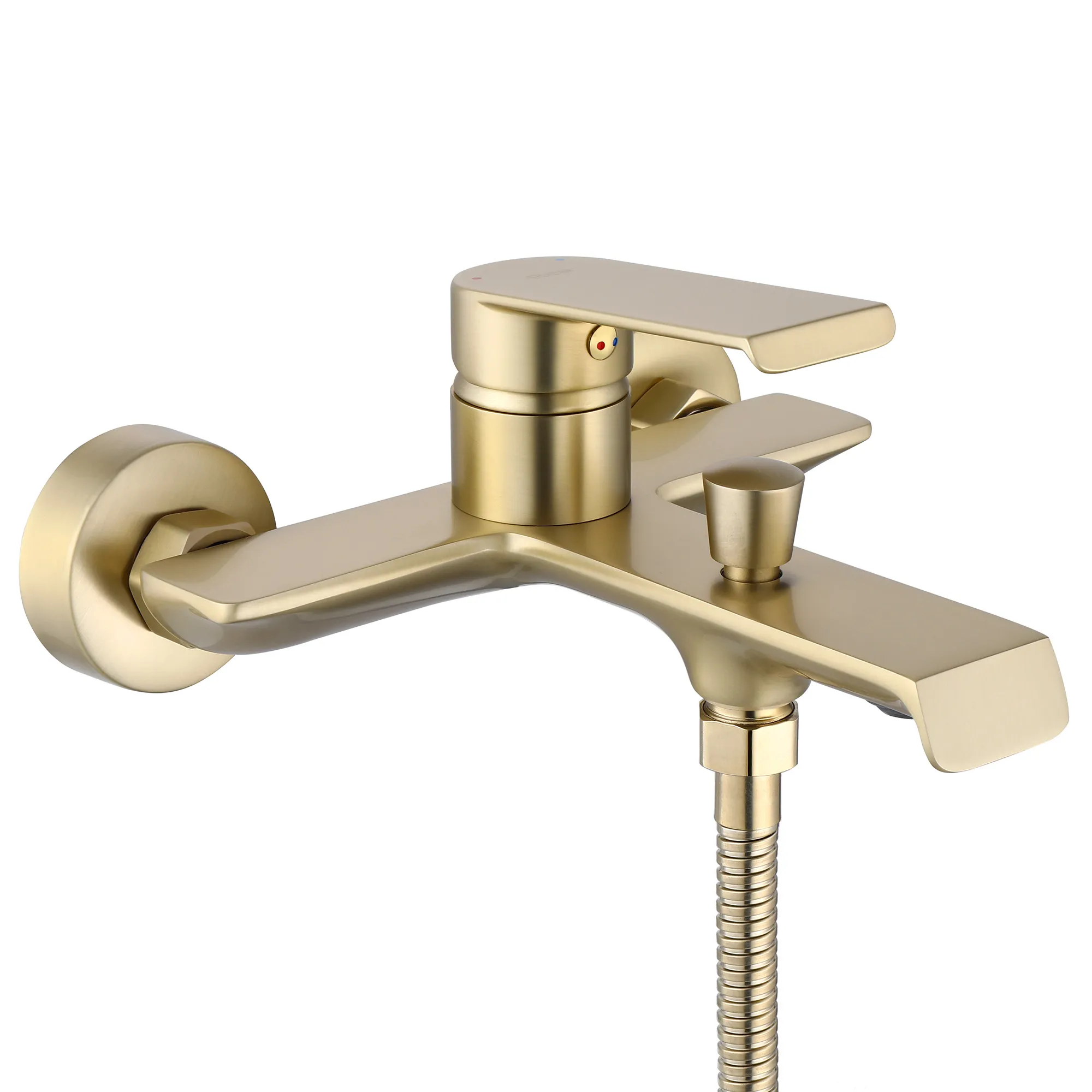 Baterie cadă culoare auriu periat înălțime 10 cm material alamă/ABS model Hass Gold Brushed [2]