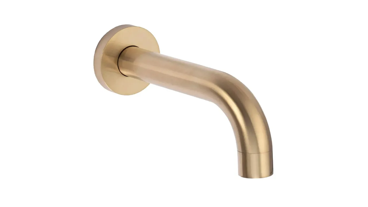 Baterie cadă culoare auriu periat înălțime 16 cm material alamă model Lungo Gold Brushed + Box [3]
