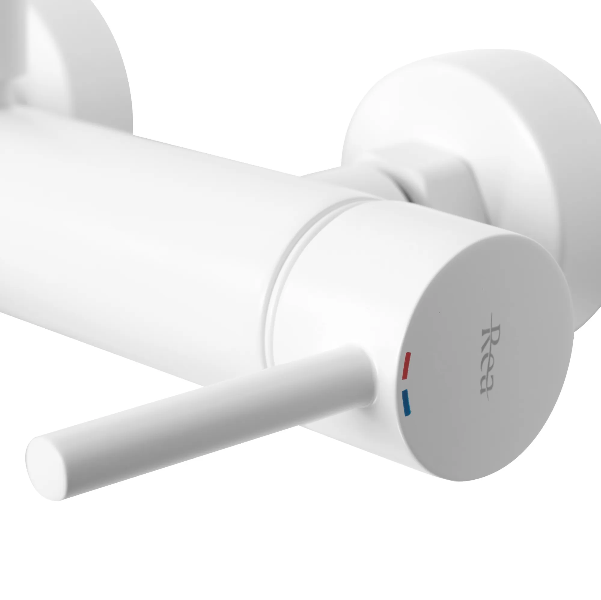Baterie cadă culoare albă înălțime 4.5 cm material alamă model Lungo White [6]