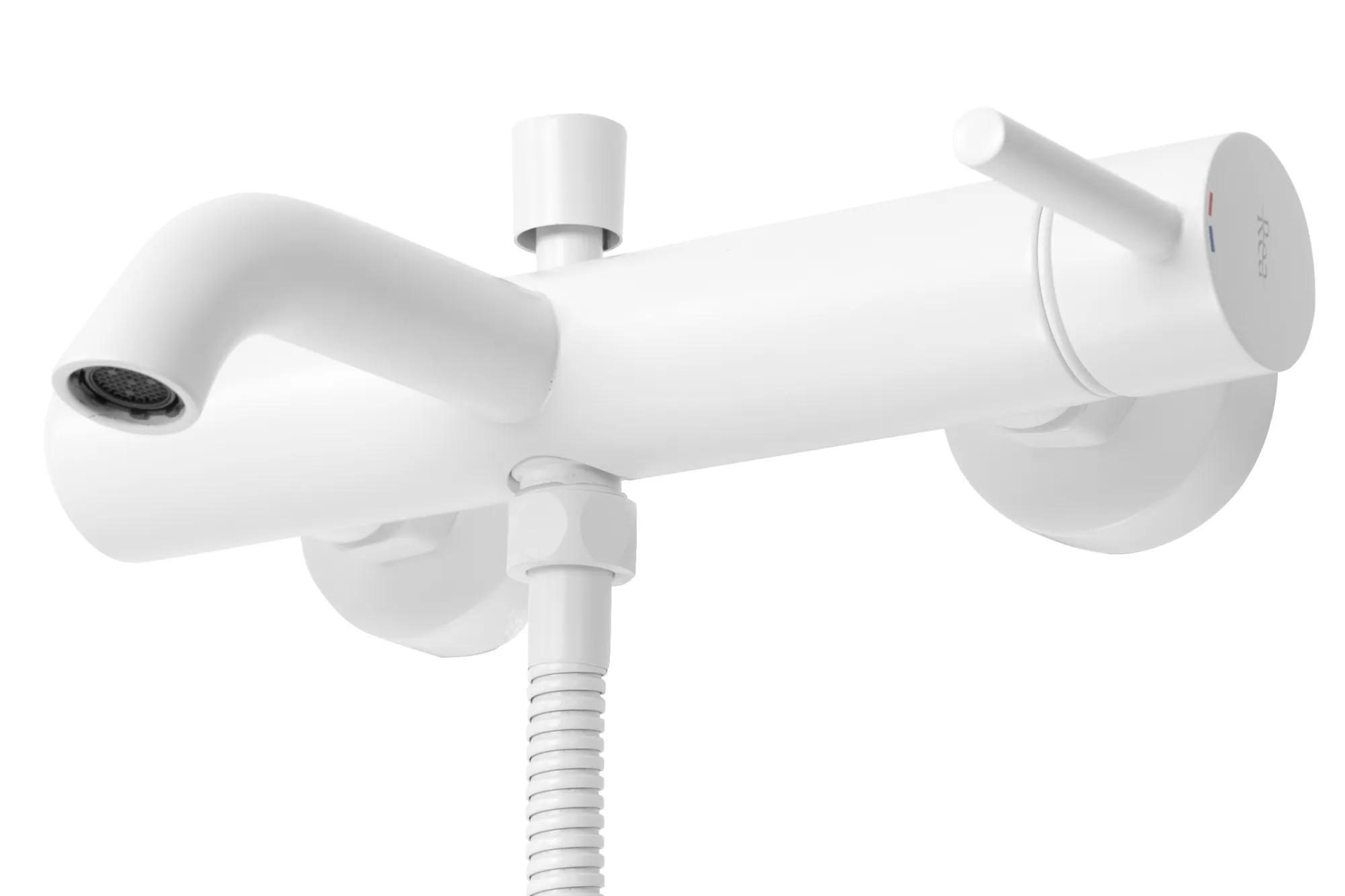 Baterie cadă culoare albă înălțime 4.5 cm material alamă model Lungo White [3]