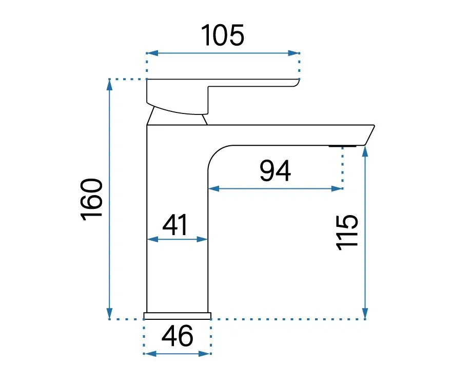 Baterie chiuvetă culoare auriu periat înălțime 16 cm material alamă model Argus Gold Brush Low [5]