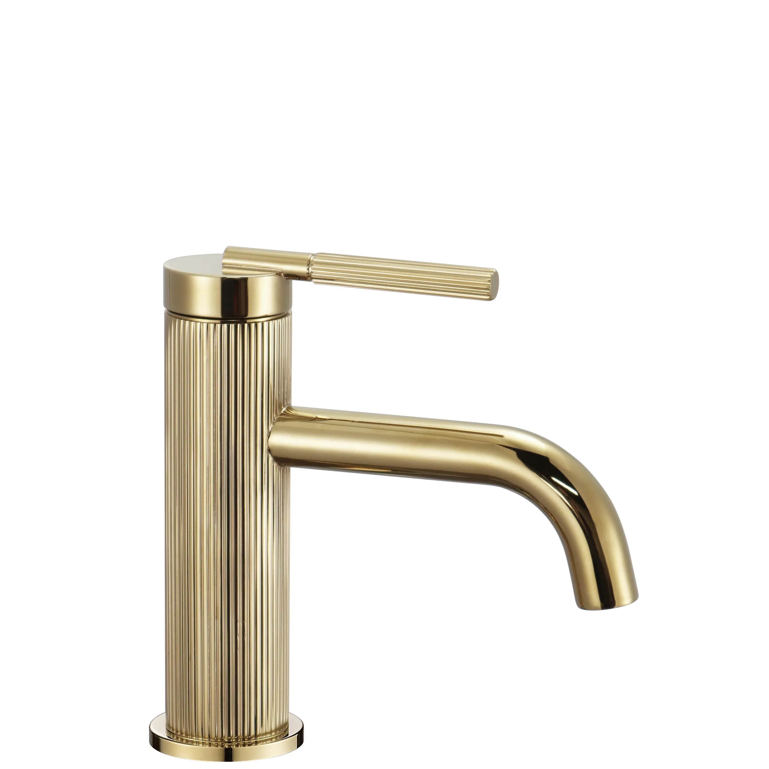 Baterie chiuvetă culoare auriu înălțime 16 cm material alamă model Argon Gold Low [5]