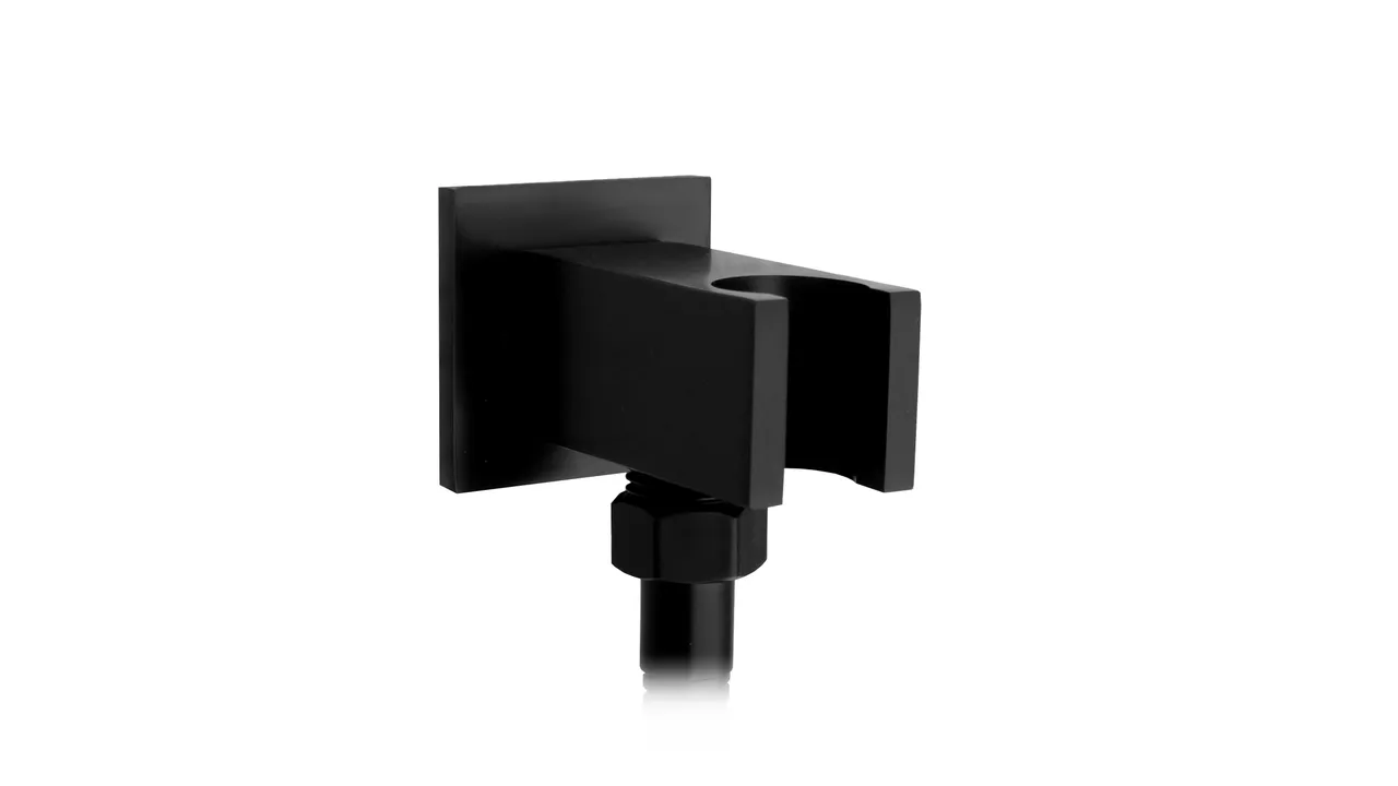 Set de duș culoare neagră înălțime 18 cm material alamă model Fenix Black [8]