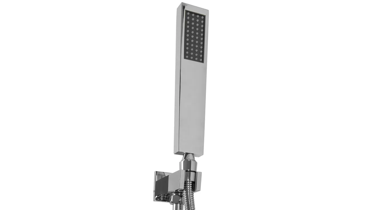 Set de duș culoare crom înălțime 18 cm material alamă model Fenix Chrome [2]