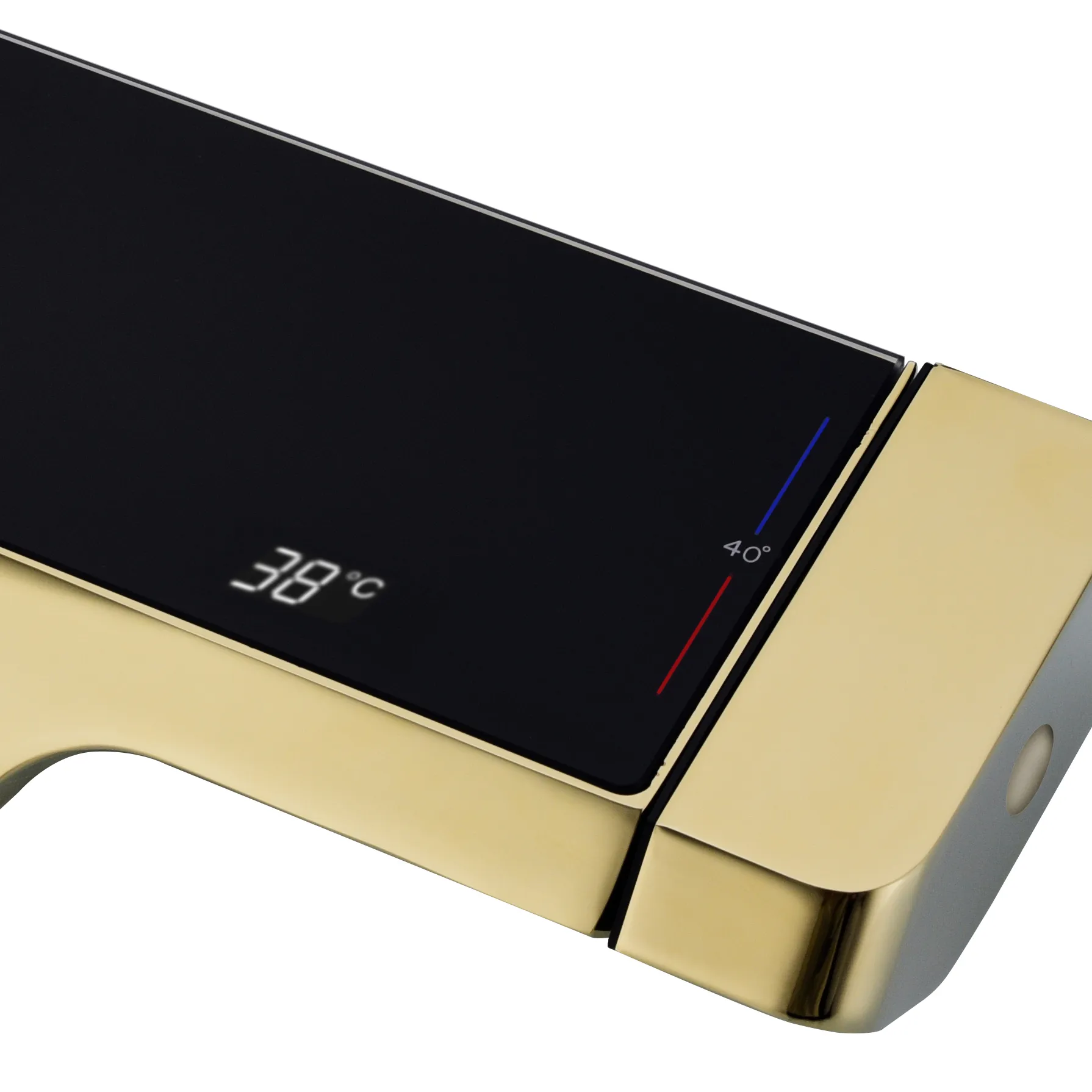 Set de duș culoare auriu periat înălțime 115 cm material alamă model Rob Brushed Gold [5]