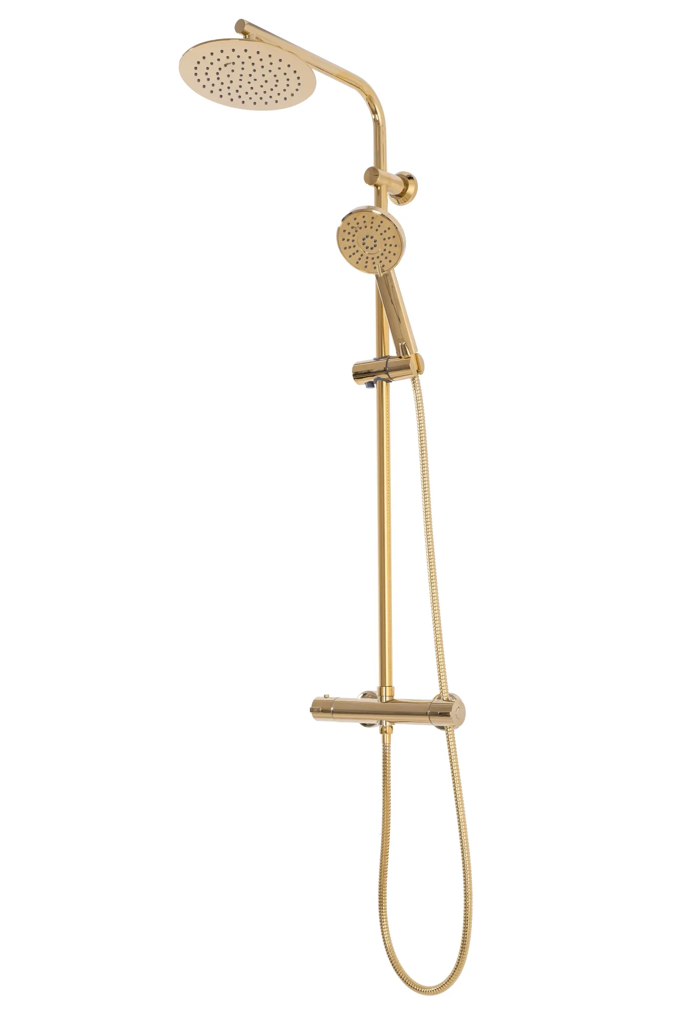 Set de duș culoare auriu înălțime 100 cm material alamă/ABS model Bliss Gold [4]