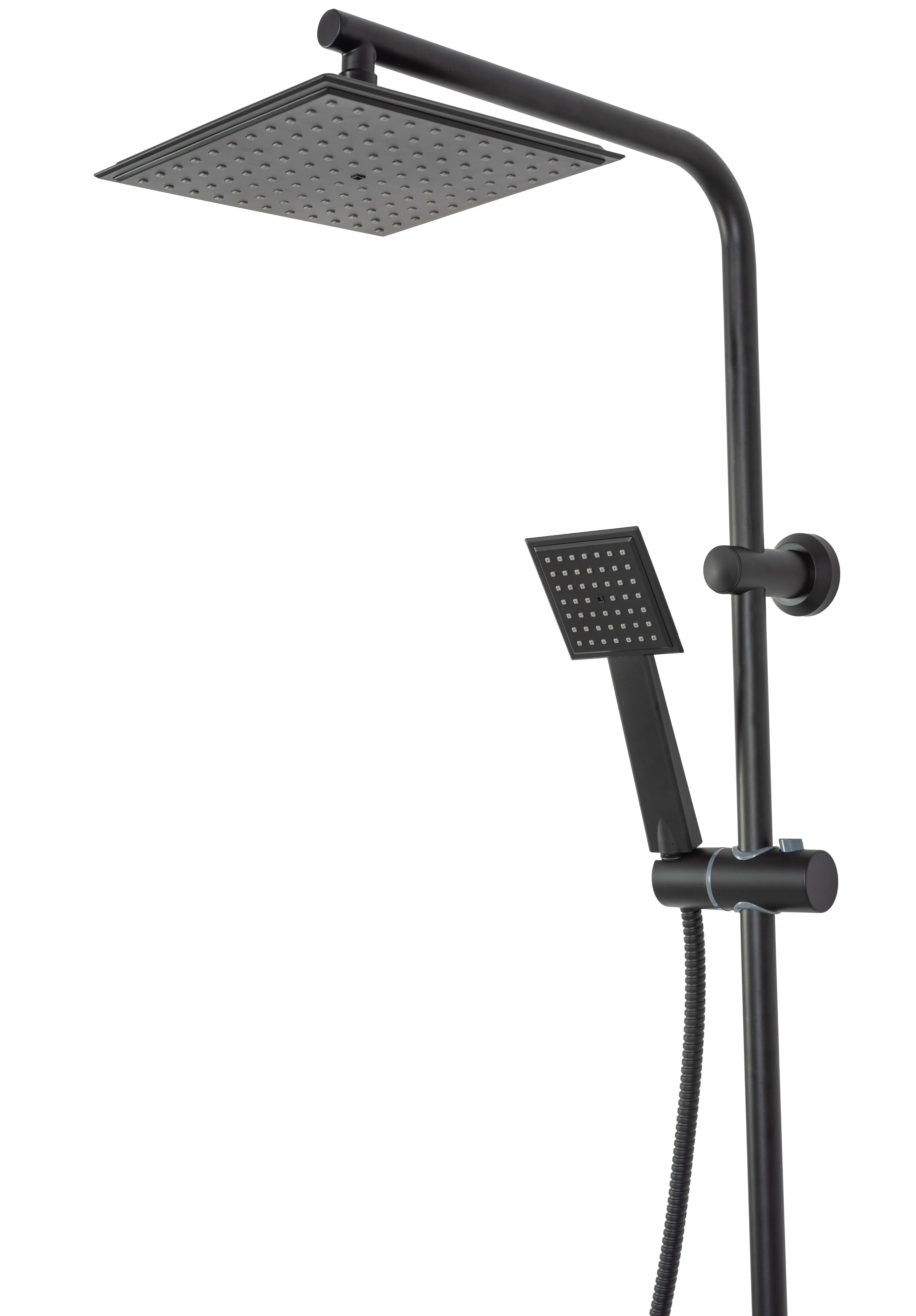 Set de duș culoare neagră înălțime 105 cm material alamă/ABS model Bravo Black [3]