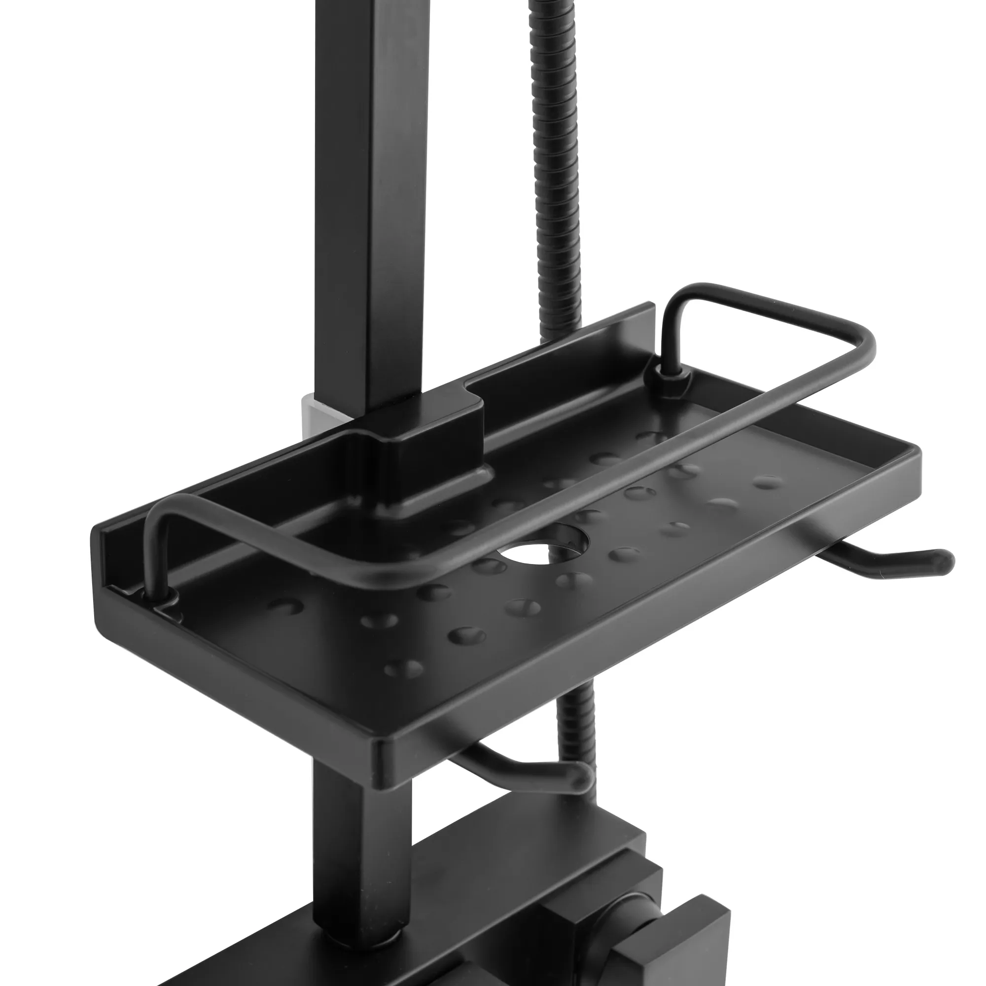 Set de duș culoare negru mat înălțime 102 cm material alamă/ABS model Jack Black Mat [6]