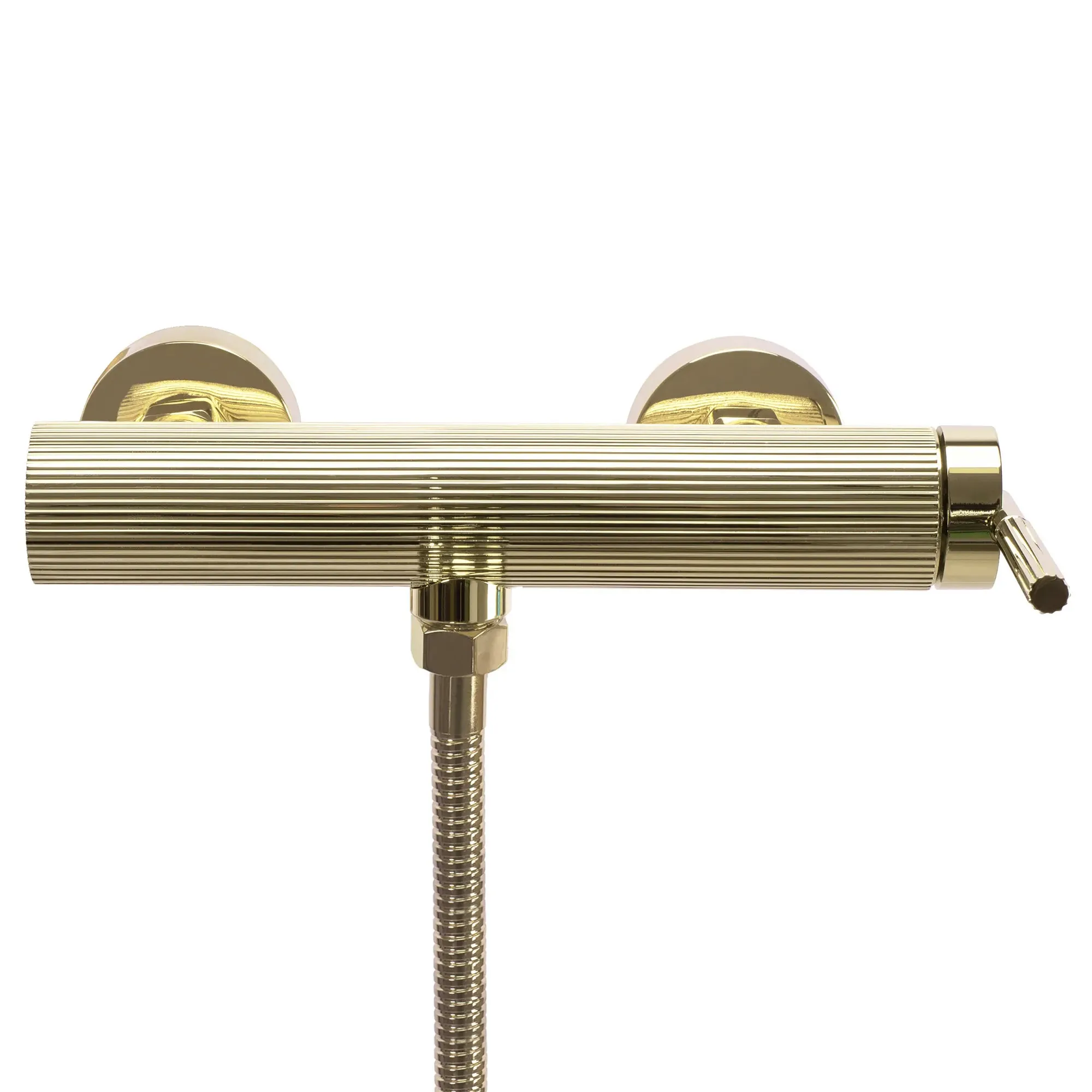 Baterie duș culoare auriu lucios înălțime 10 cm model Argon Gold [2]
