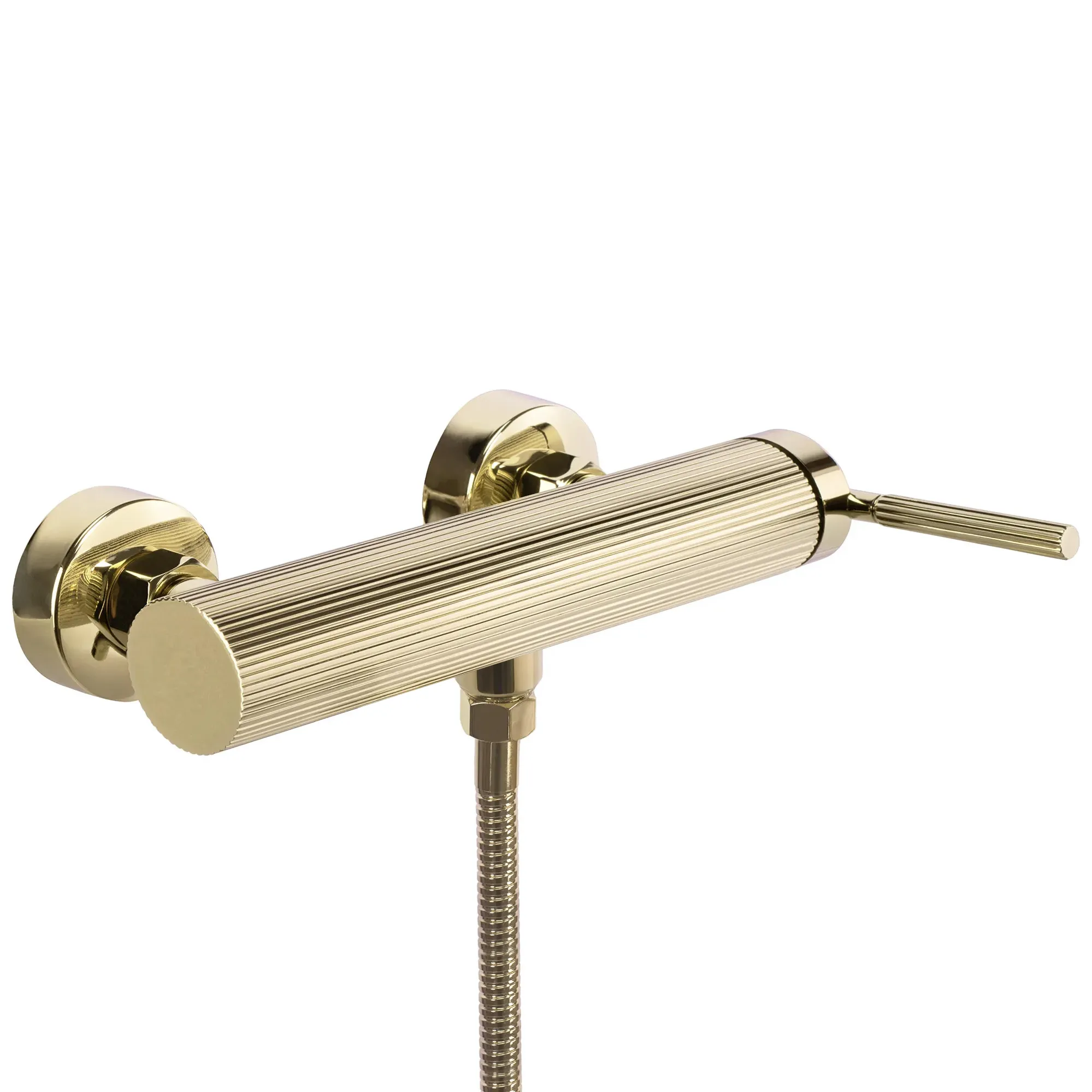 Baterie duș culoare auriu lucios înălțime 10 cm model Argon Gold [5]