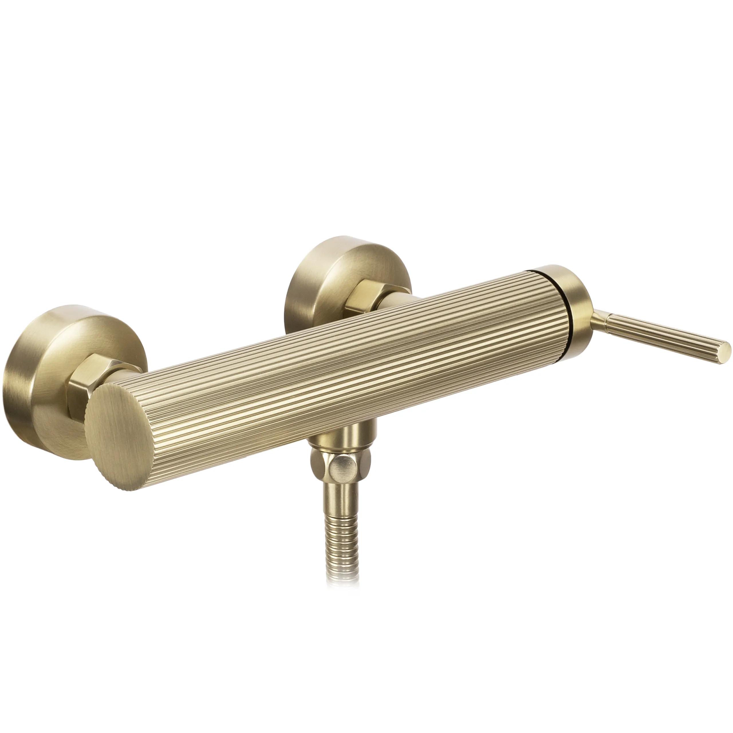 Baterie de duș culoare auriu periat înălțime 10 cm model Argon Gold Brushed [4]