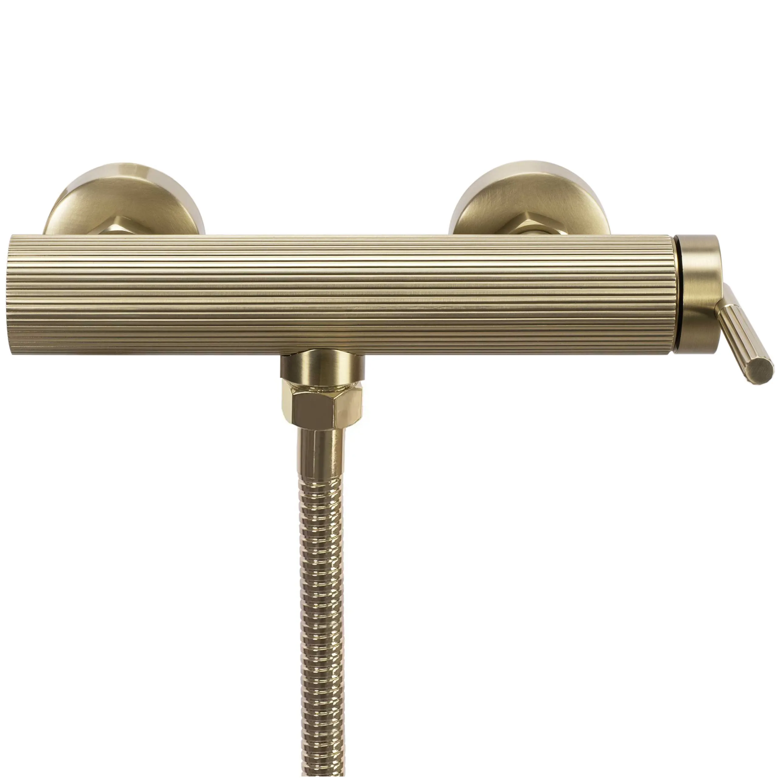 Baterie de duș culoare auriu periat înălțime 10 cm model Argon Gold Brushed [5]