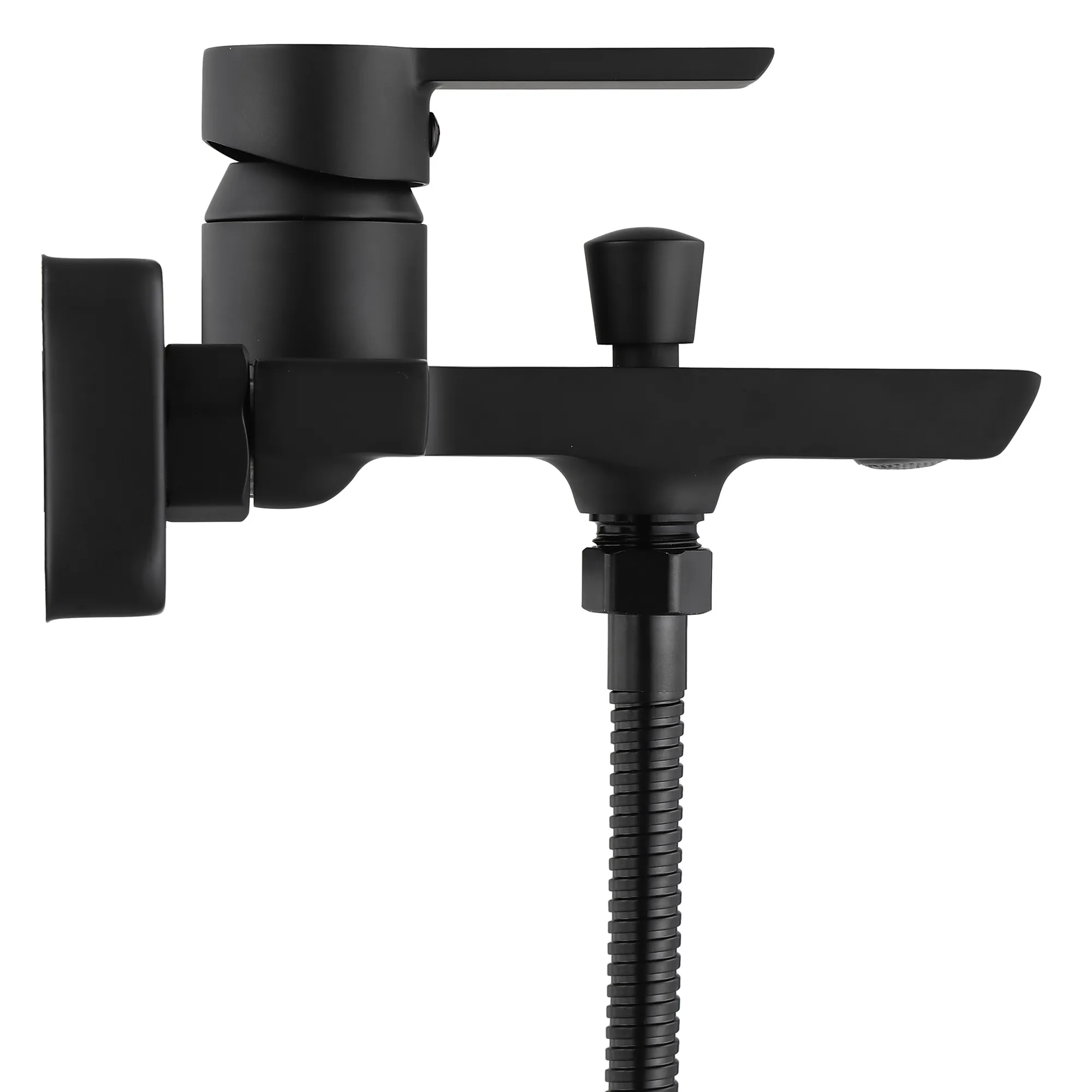 Baterie cadă culoare negru mat înălțime 18 cm material alamă/ABS model Argus Black Mat [5]