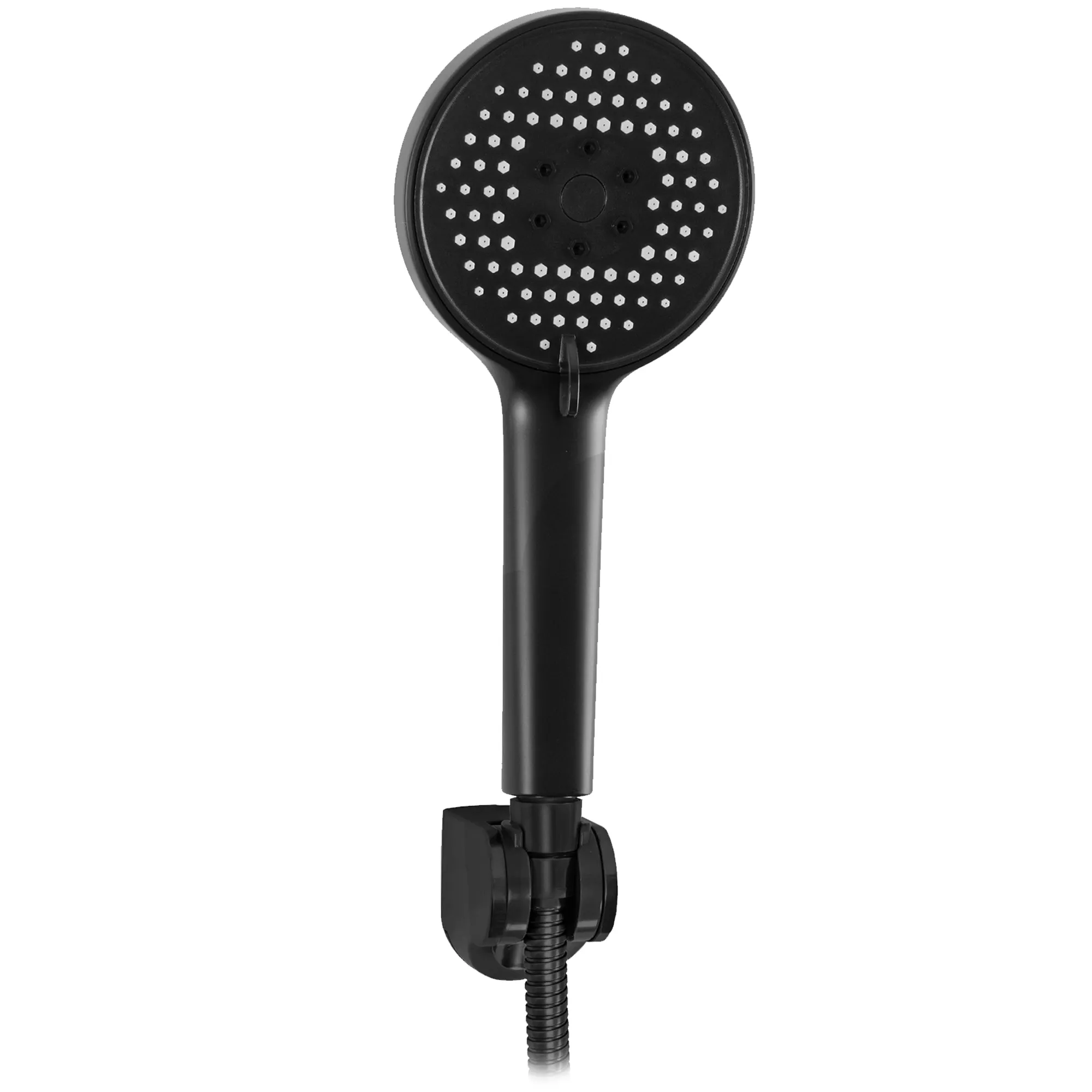 Baterie duș culoare negru mat înălțime 11 cm material alamă/ABS model Verso Black Mat [4]