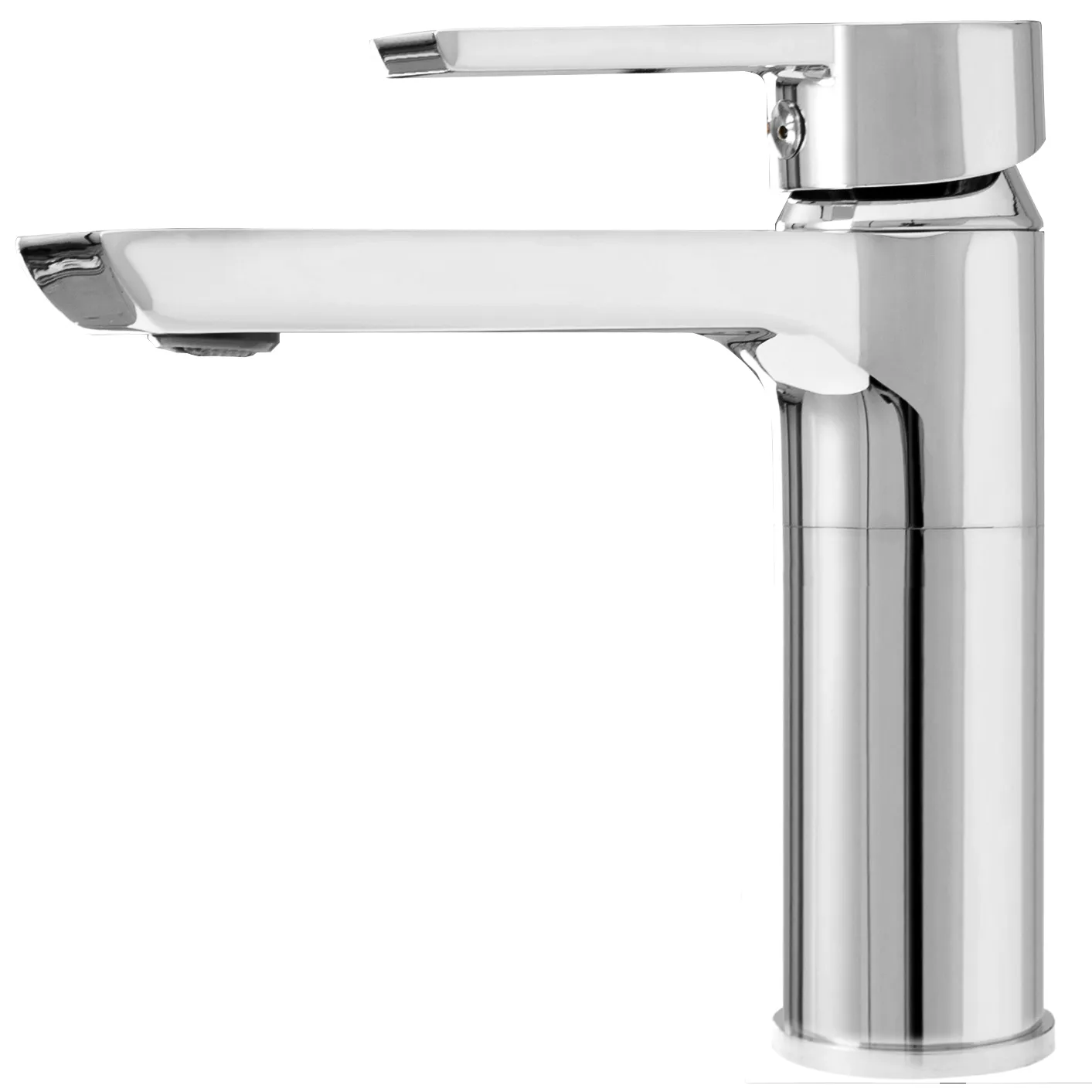 Baterie lavoar culoare crom înălțime 16 cm material alamă model Argus Chrome Low [4]