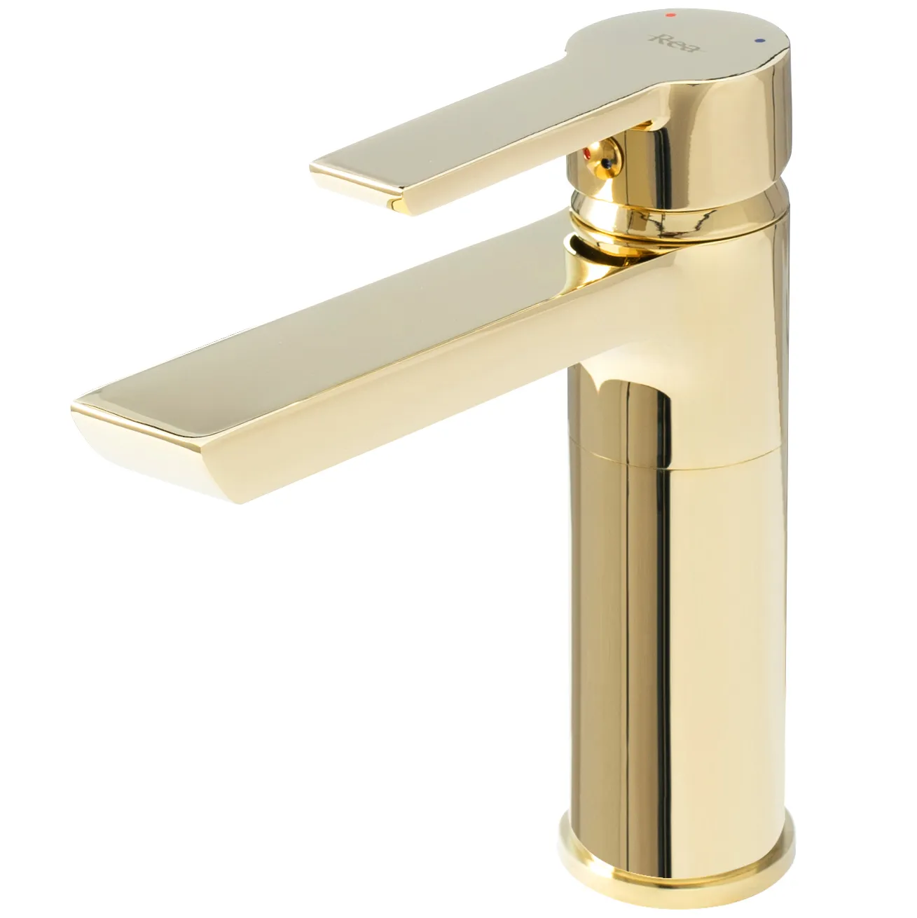 Baterie chiuvetă culoare auriu înălțime 16 cm material alamă model Argus Gold Low [3]