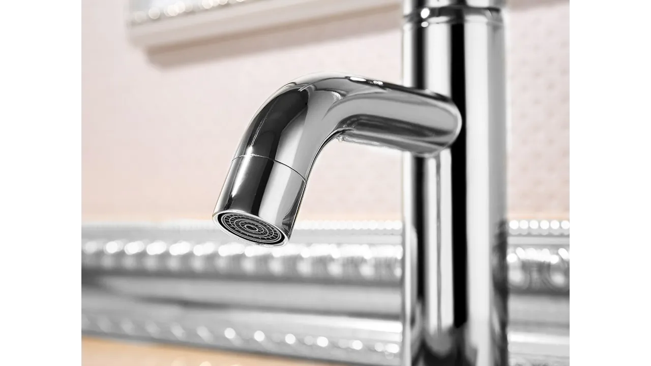 Baterie chiuvetă culoare crom înălțime 16.5 cm material alamă model Lungo Chrome Low [6]