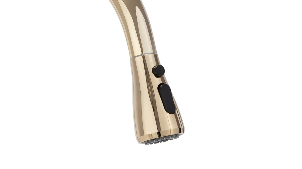 Baterie bucătărie culoare auriu înălțime 48 cm material alamă model Nest Gold [5]