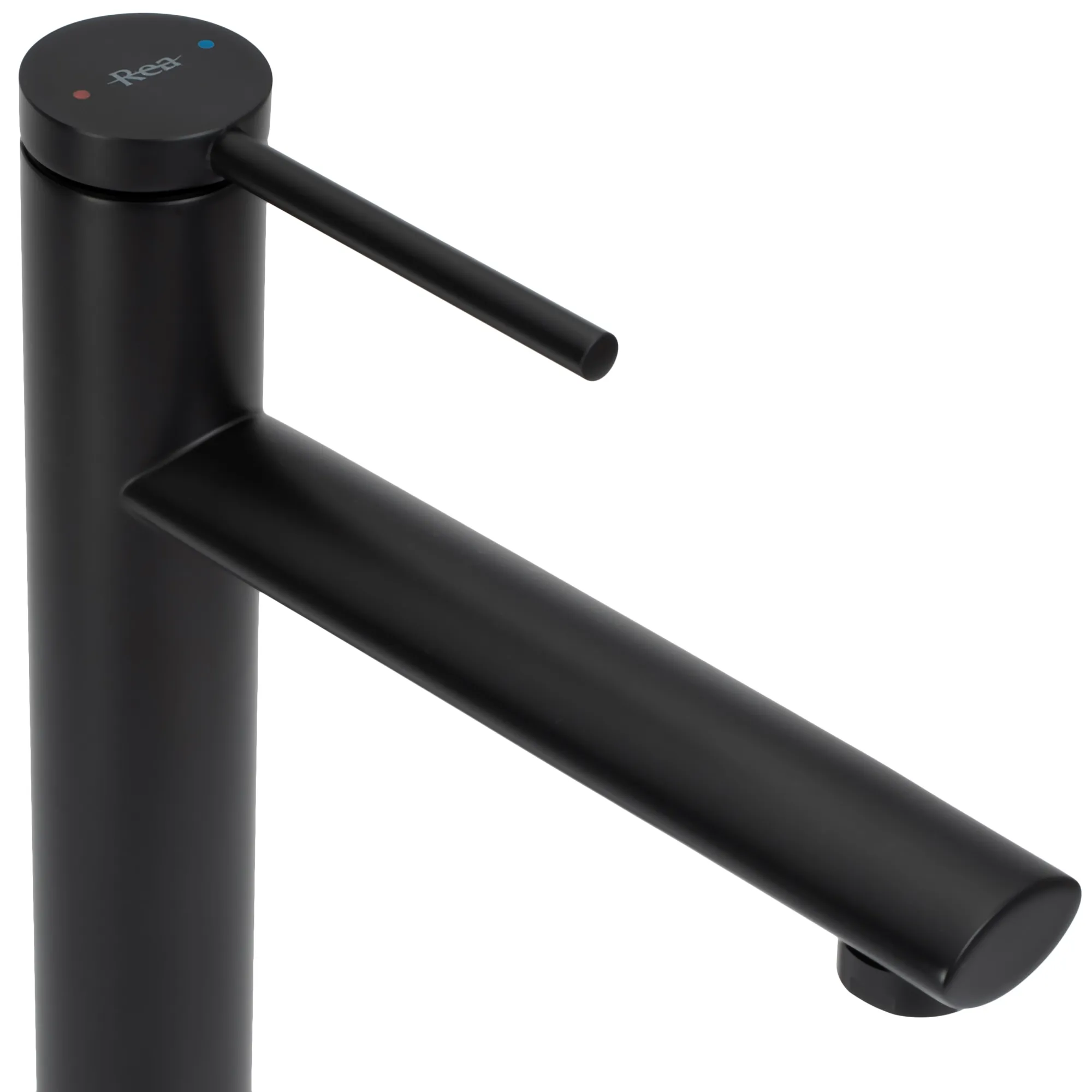 Baterie chiuvetă culoare neagră înălțime 27 cm material alamă model Oval Black High [3]