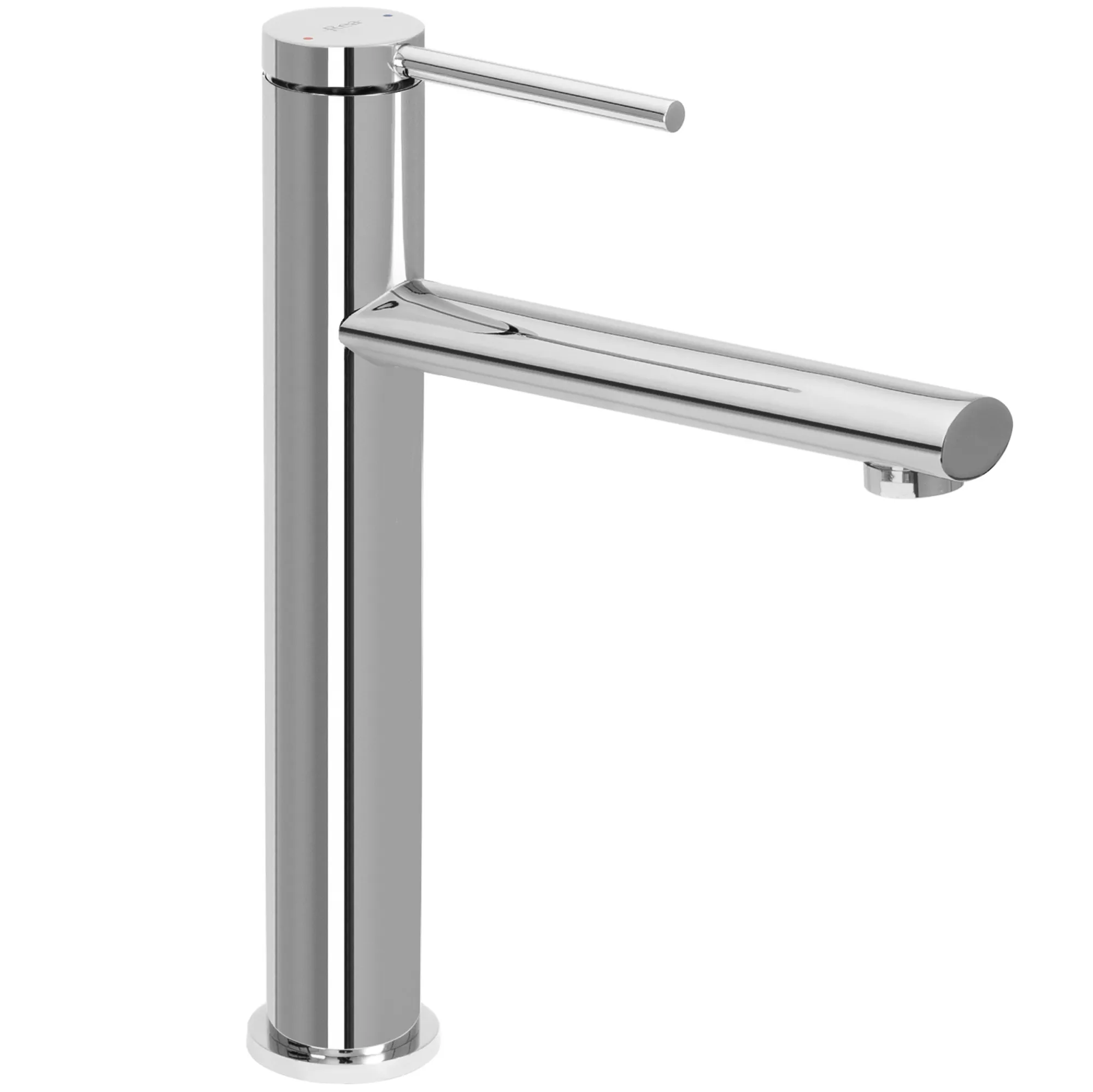 Baterie lavoar culoare crom înălțime 27 cm material alamă model Oval Chrome High [3]