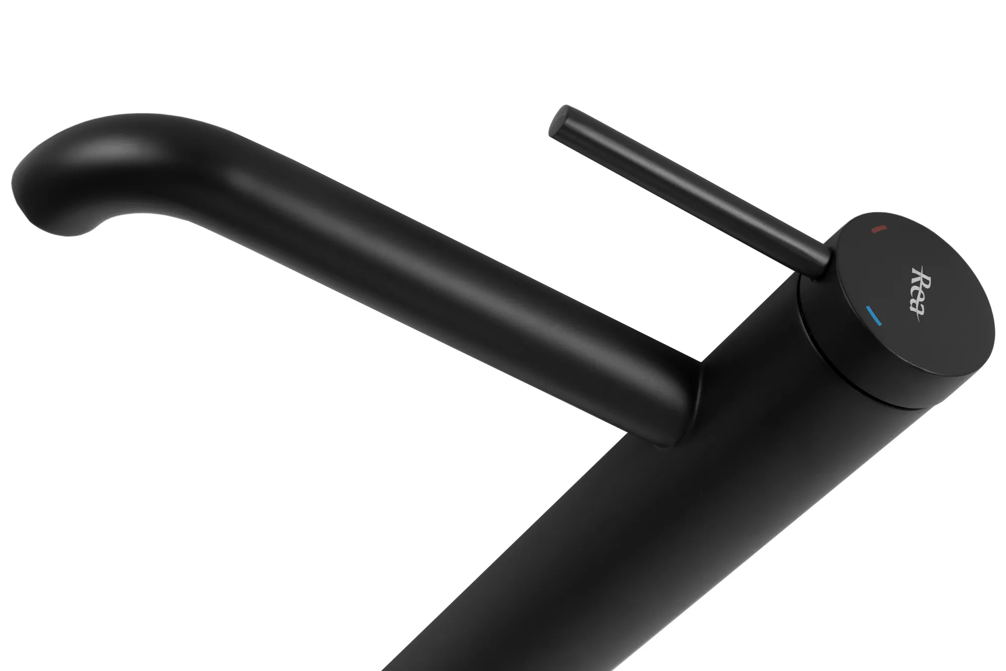 Baterie lavoar culoare neagră înălțime 28 cm material alamă model Spot Black High [5]