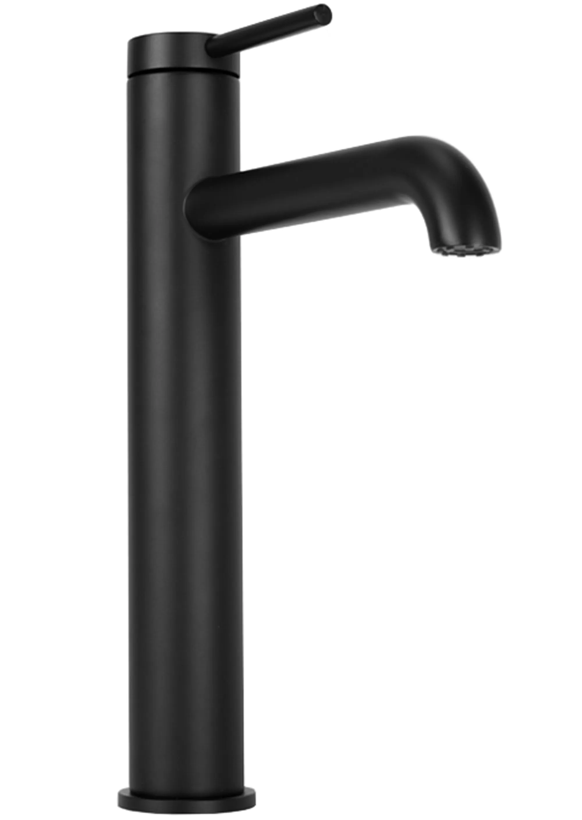 Baterie lavoar culoare neagră înălțime 28 cm material alamă model Spot Black High [3]