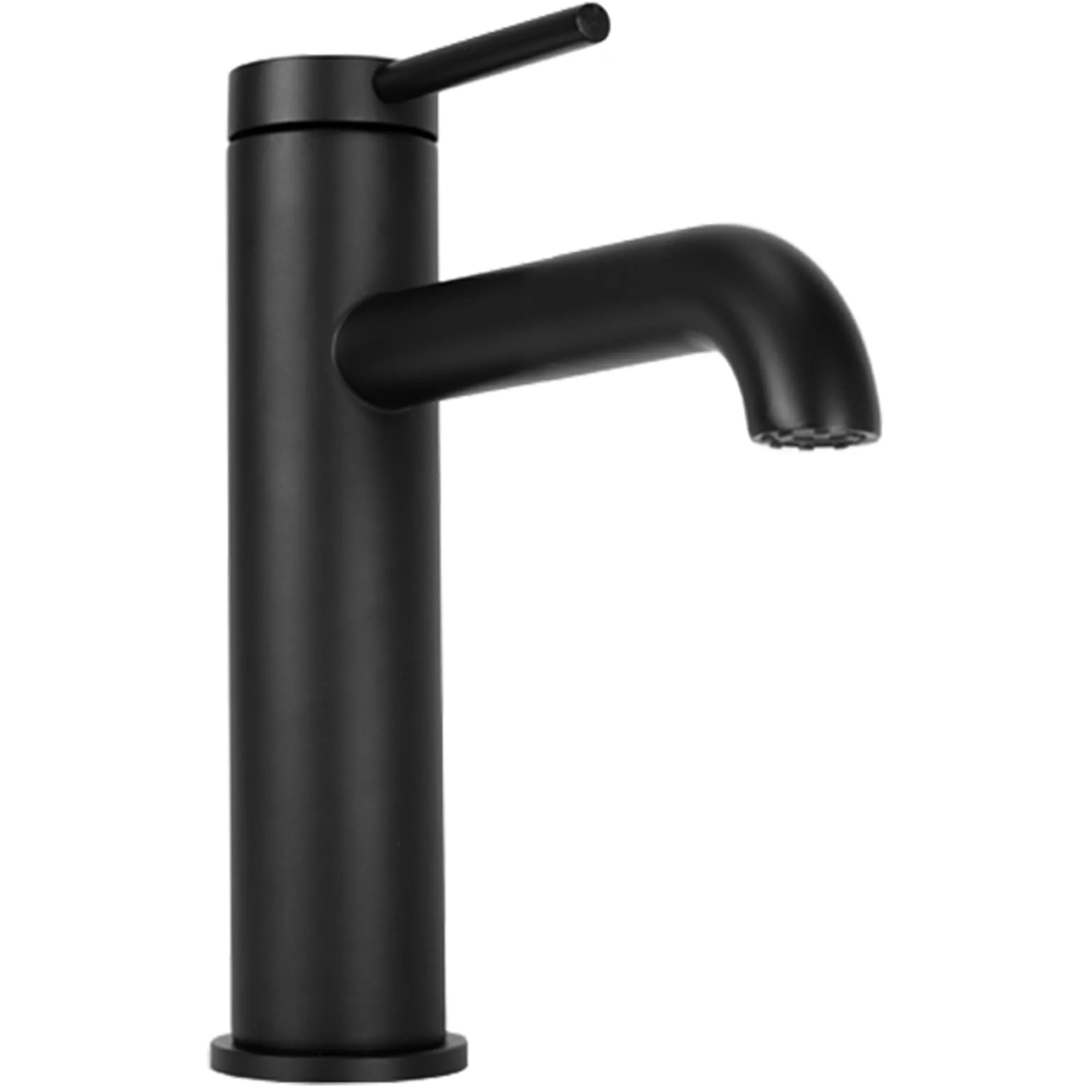 Baterie chiuvetă culoare neagră înălțime 18 cm material alamă model Spot Black Low [2]