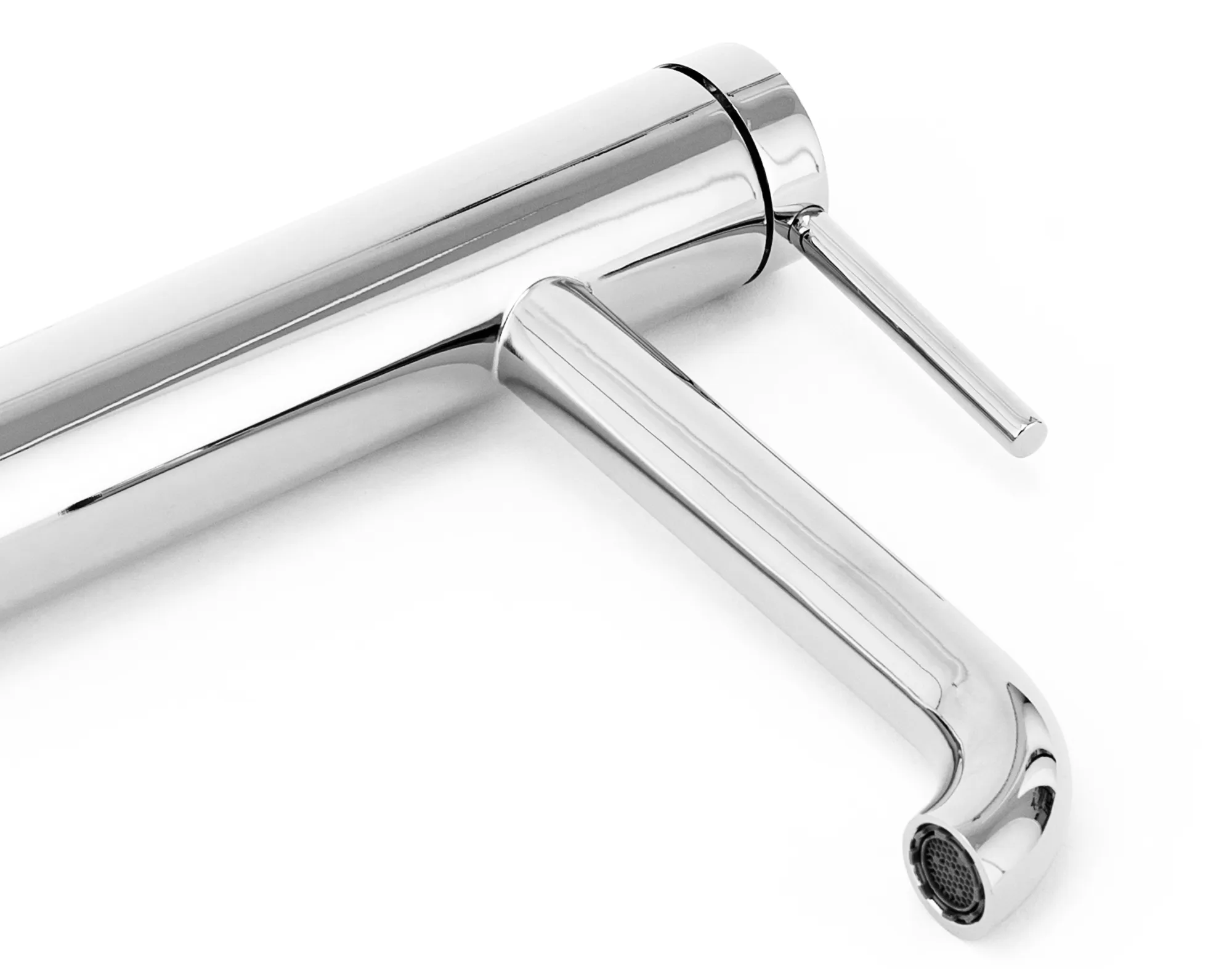 Baterie chiuvetă culoare crom înălțime 18 cm material alamă model Spot Chrome Low [5]