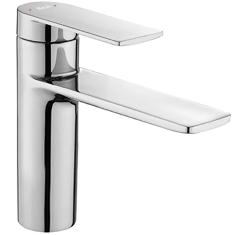 Baterie lavoar culoare crom înălțime 15 cm material alamă model Storm Chrome Low [2]
