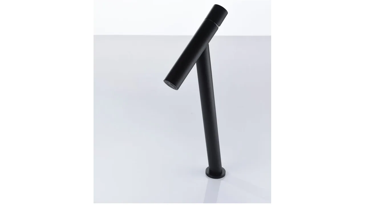 Baterie lavoar culoare neagră înălțime 40.5 cm material alamă model Zen Black [8]