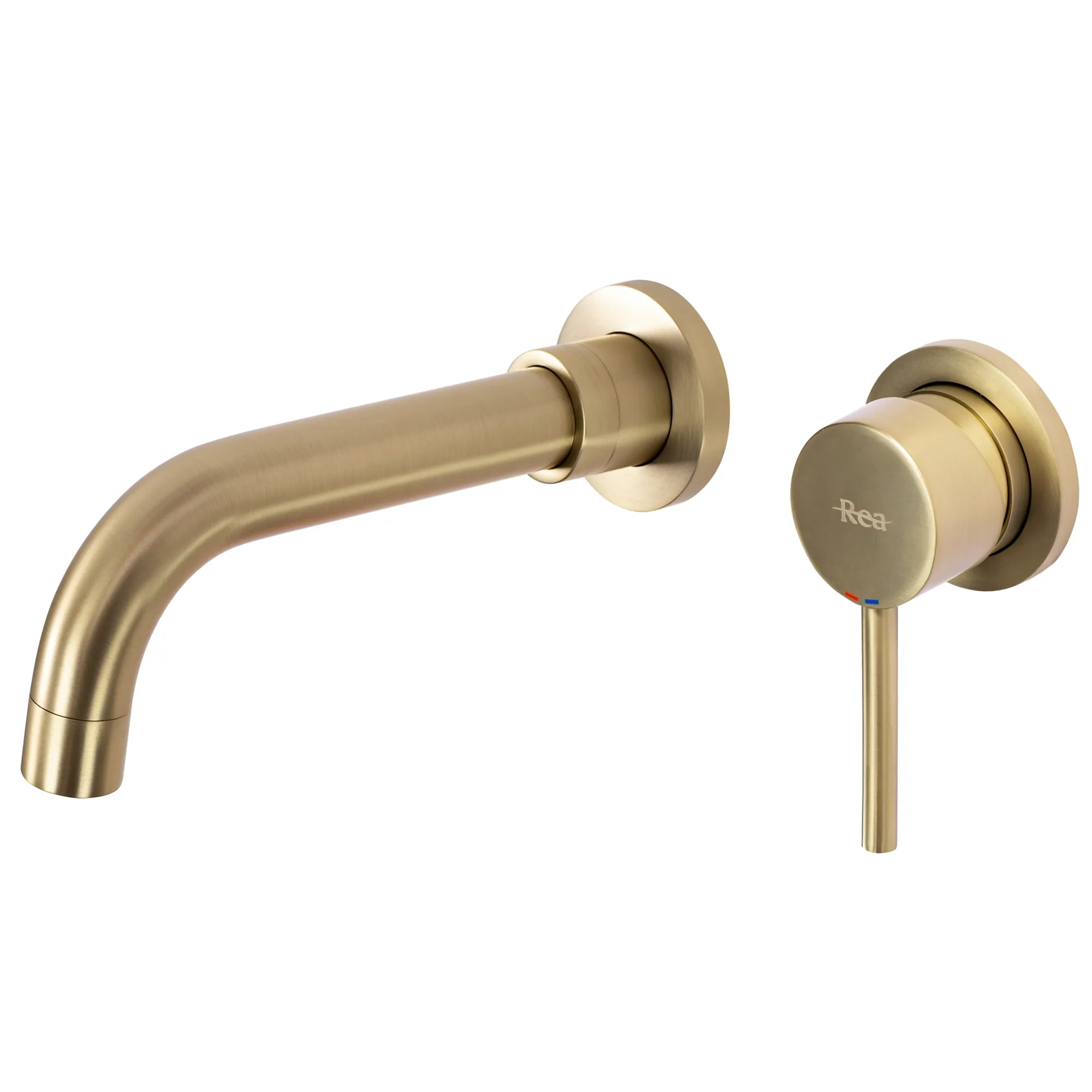 Baterie lavoar culoare auriu periat înălțime 11 cm material alamă model Lungo Long Gold Brushed [2]