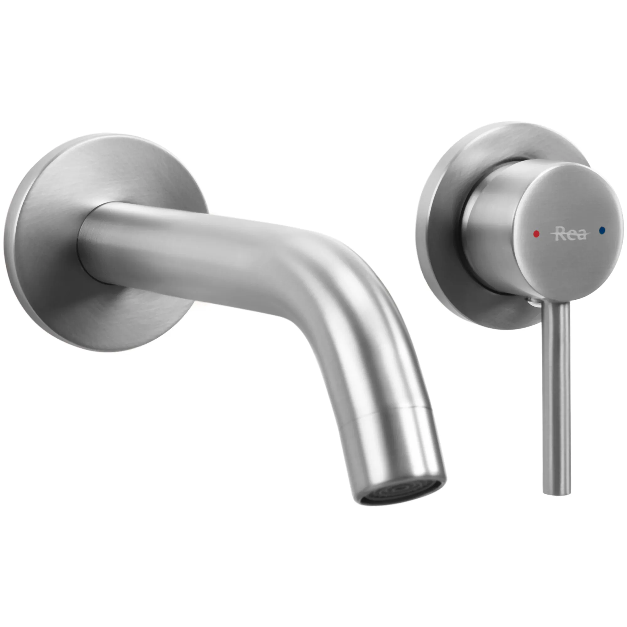Baterie lavoar culoare crom periat înălțime 10 cm material alamă model Owen Nickel Brushed [3]