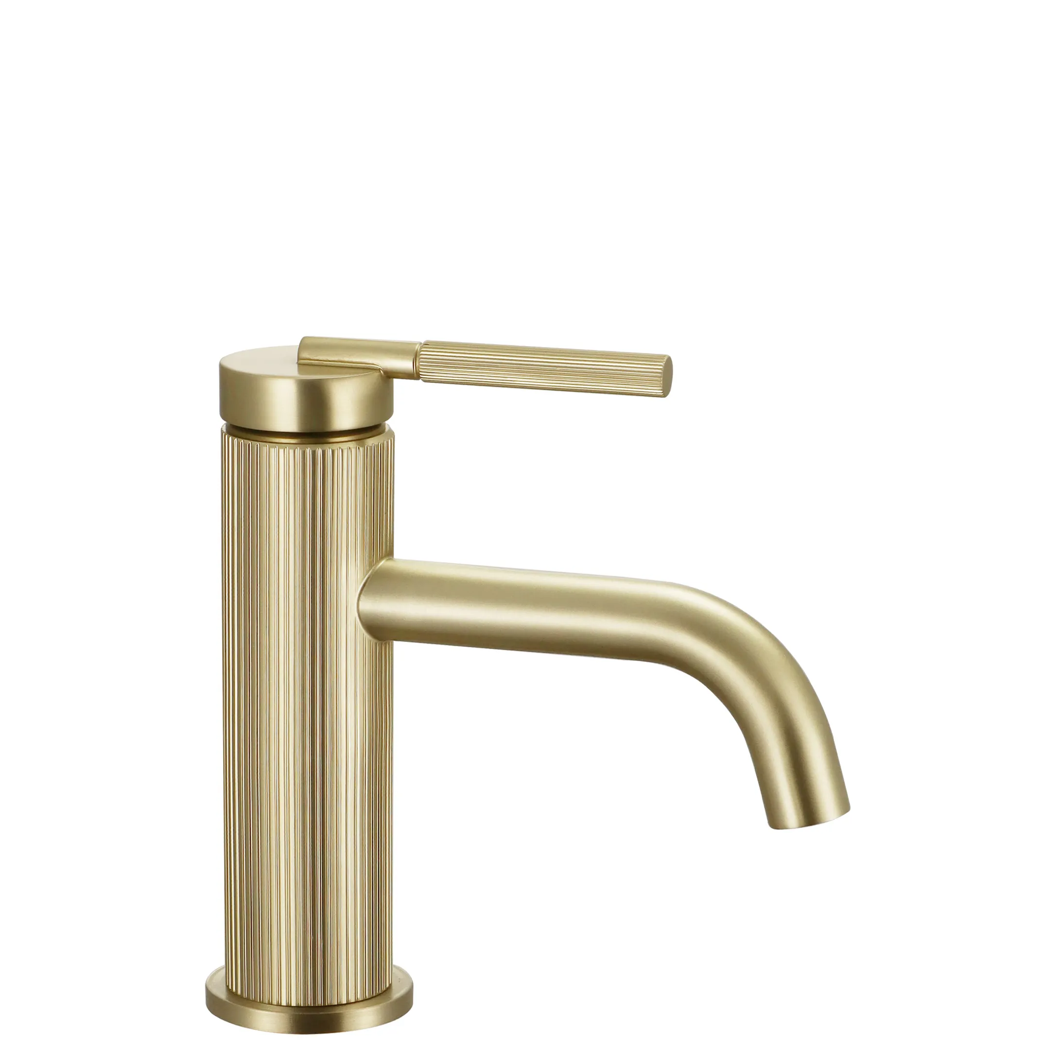 Baterie lavoar culoare auriu periat înălțime 16 cm material alamă model Argon Brush Gold Low [5]