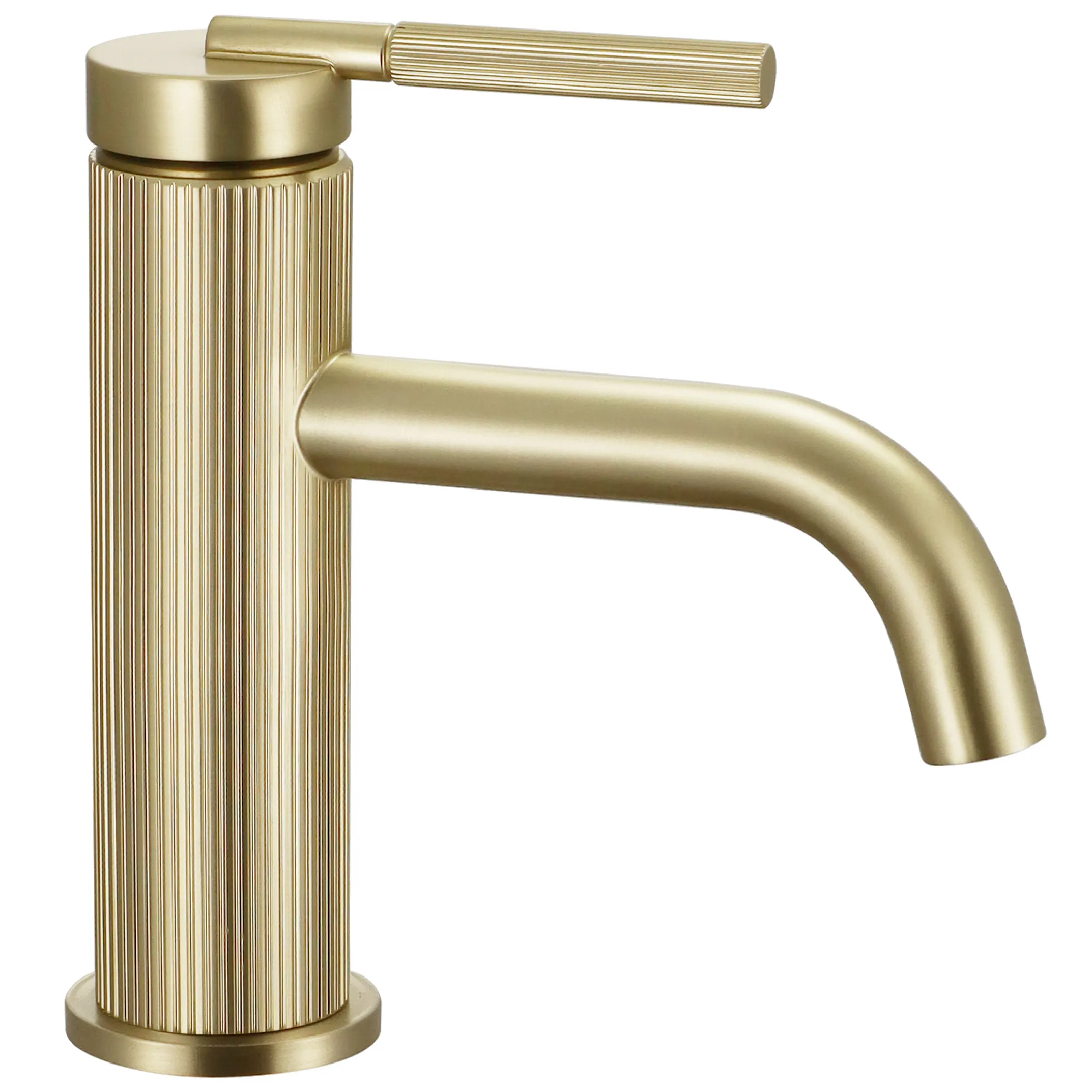 Baterie lavoar culoare auriu periat înălțime 16 cm material alamă model Argon Brush Gold Low [1]