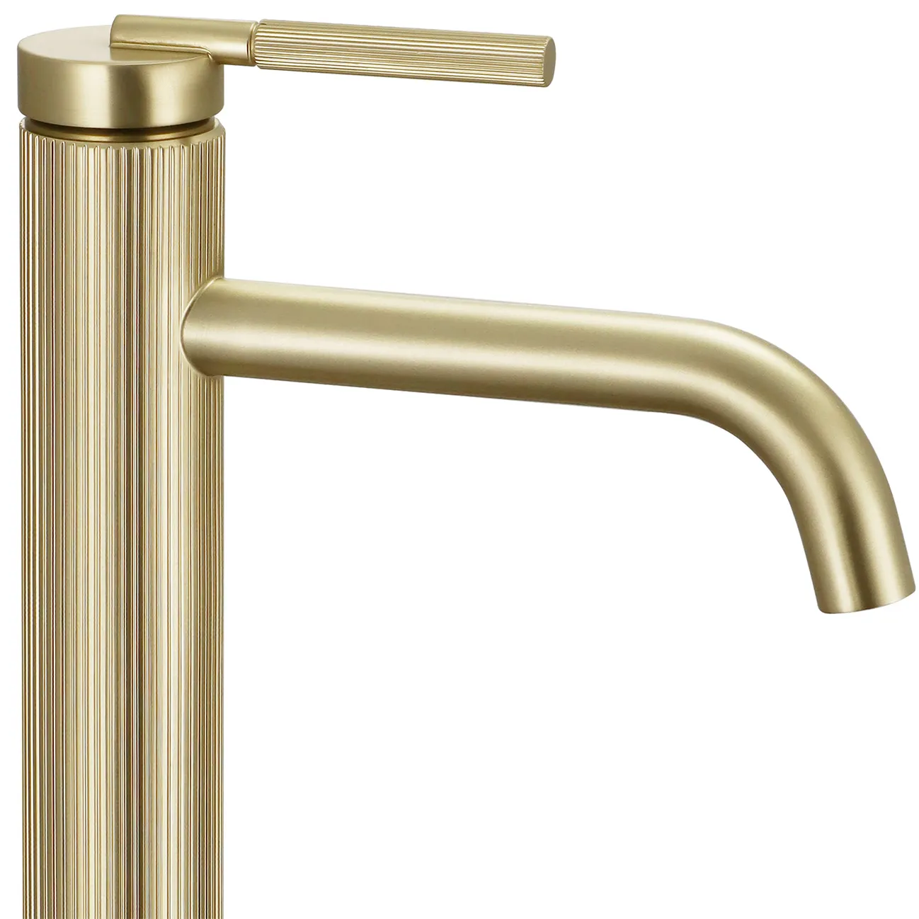 Baterie lavoar culoare auriu periat înălțime 29.5 cm material alamă model Argon Brush Gold High [5]