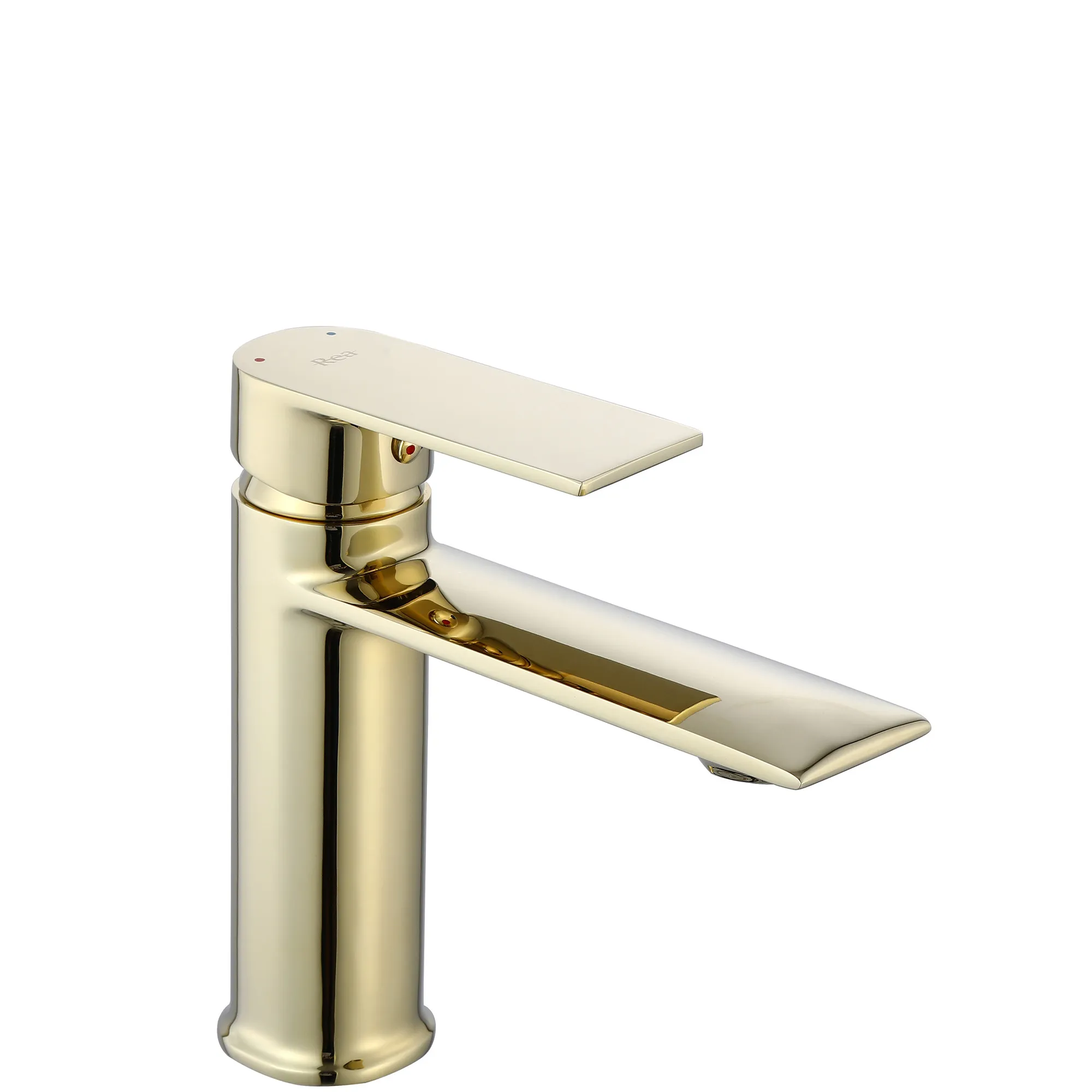 Baterie lavoar culoare auriu înălțime 16 cm material alamă model Veneta Gold Low [3]