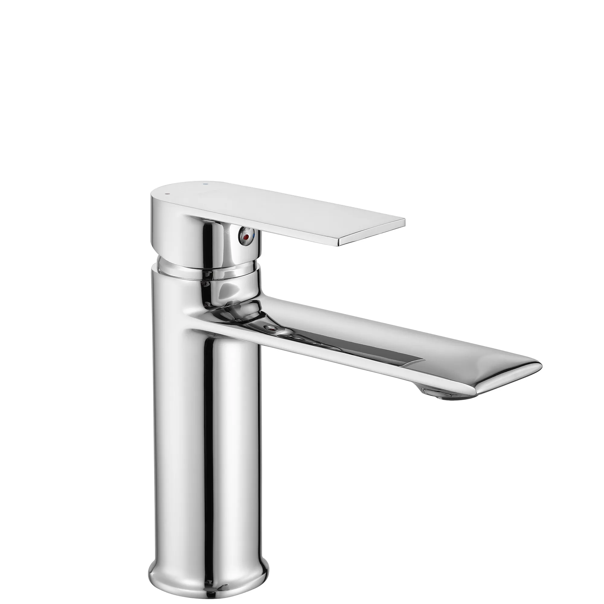 Baterie lavoar culoare crom înălțime 16 cm material alamă model Veneta Chrome Low [3]