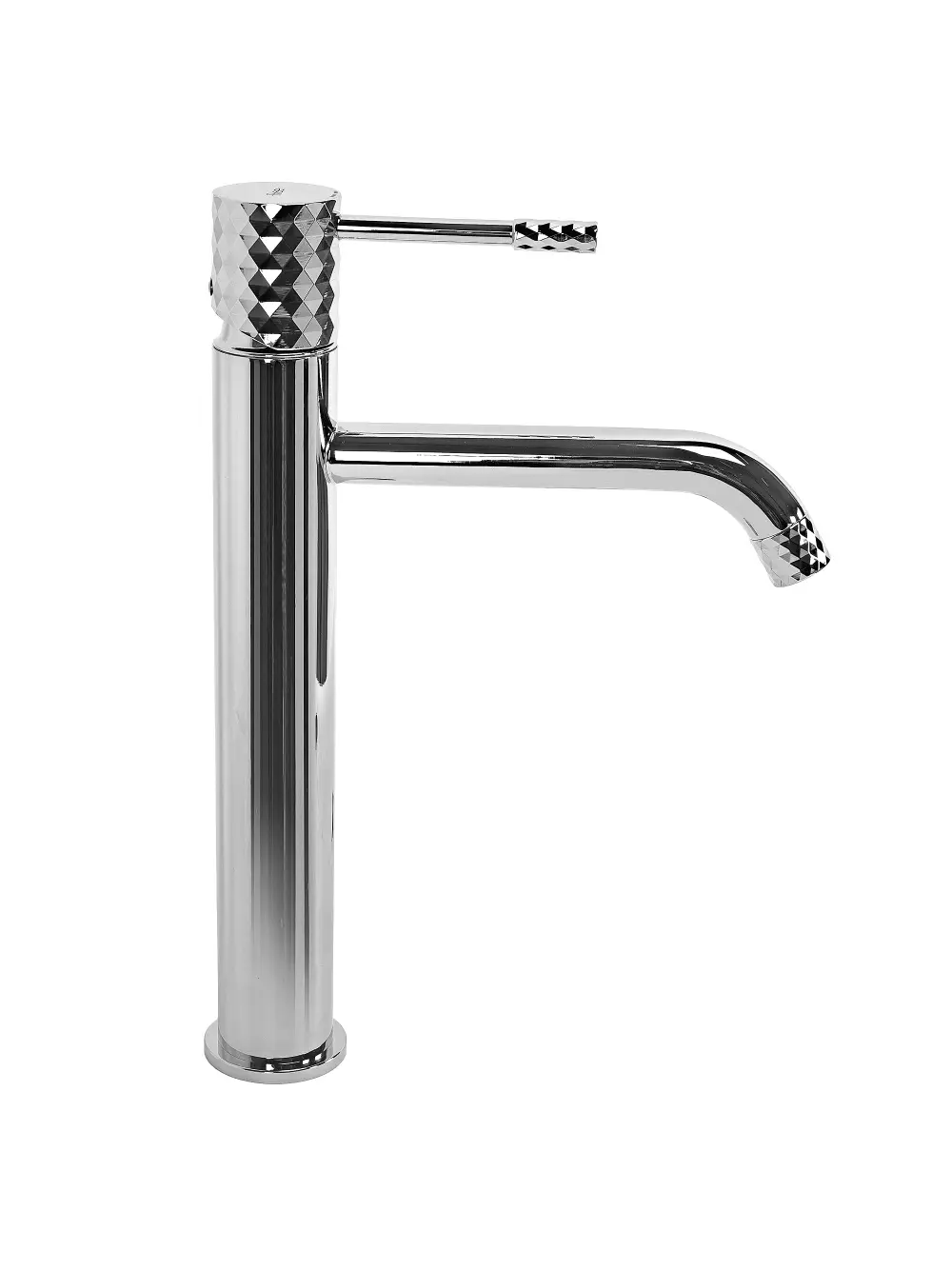 Baterie lavoar culoare crom înălțime 30 cm model Lungo Diamond Chrome High [5]