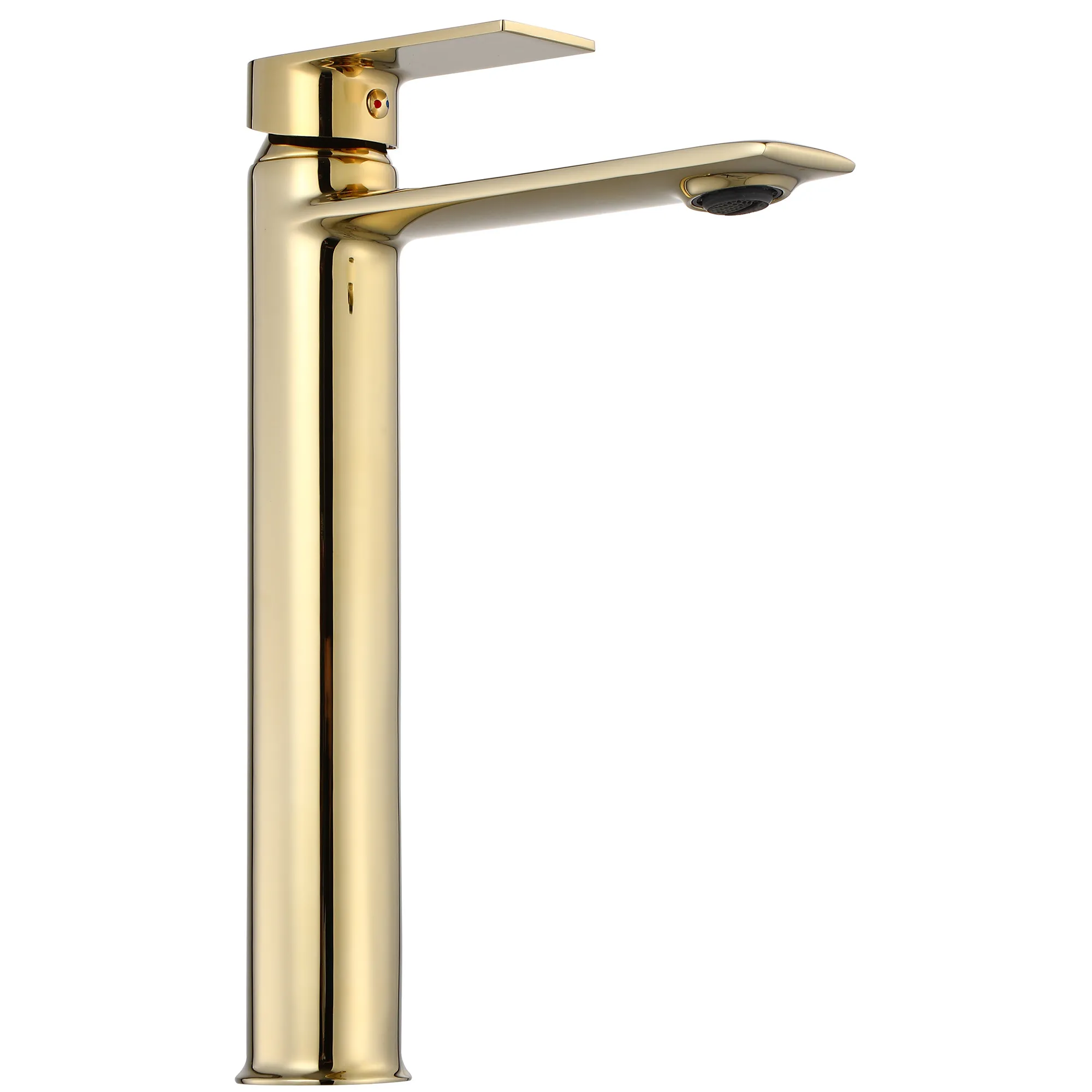 Baterie lavoar culoare auriu înălțime 29.5 cm material alamă model Veneta Gold High [3]