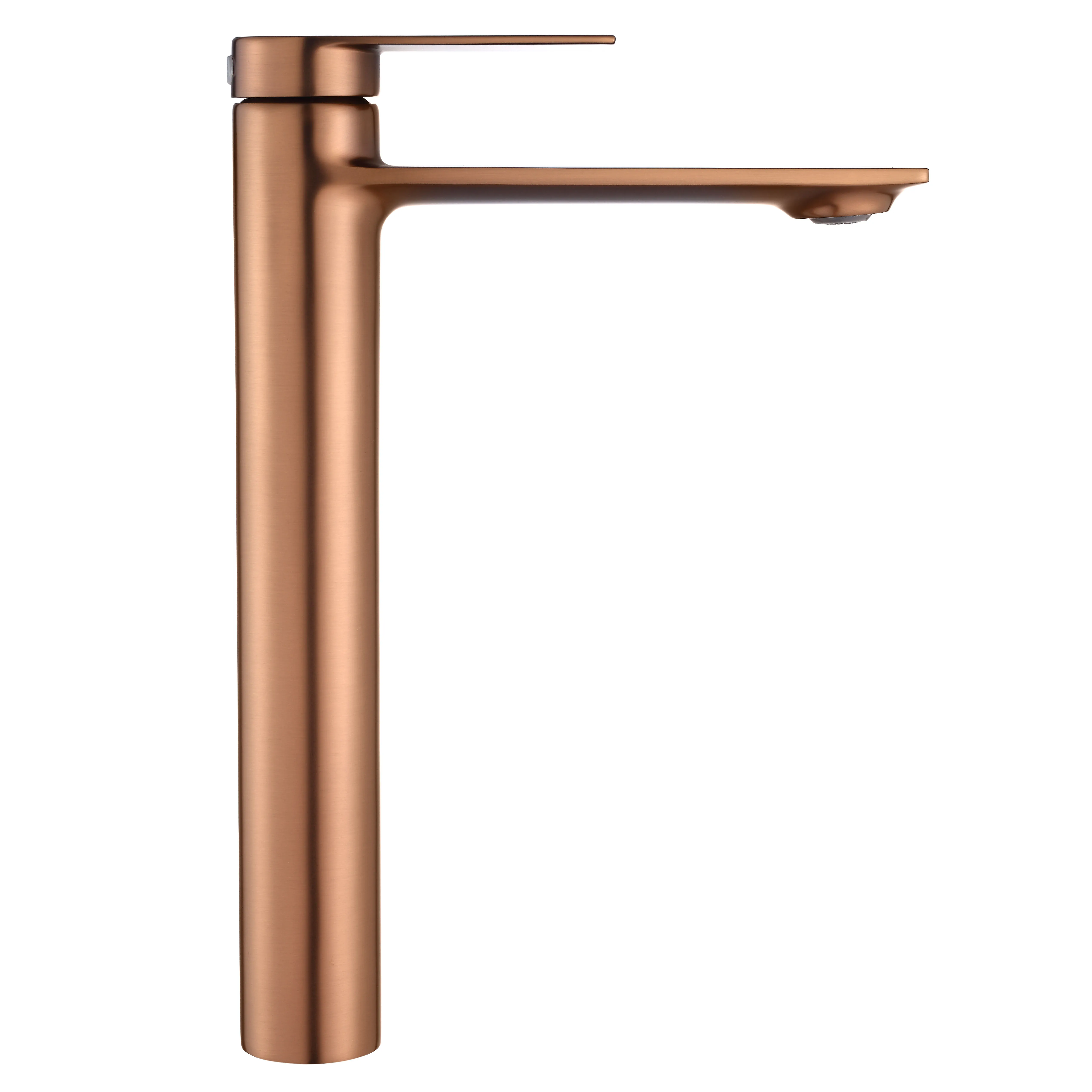 Baterie lavoar finisaj cupru periat înălțime 29 cm material alamă model Storm Copper Brushed High [2]