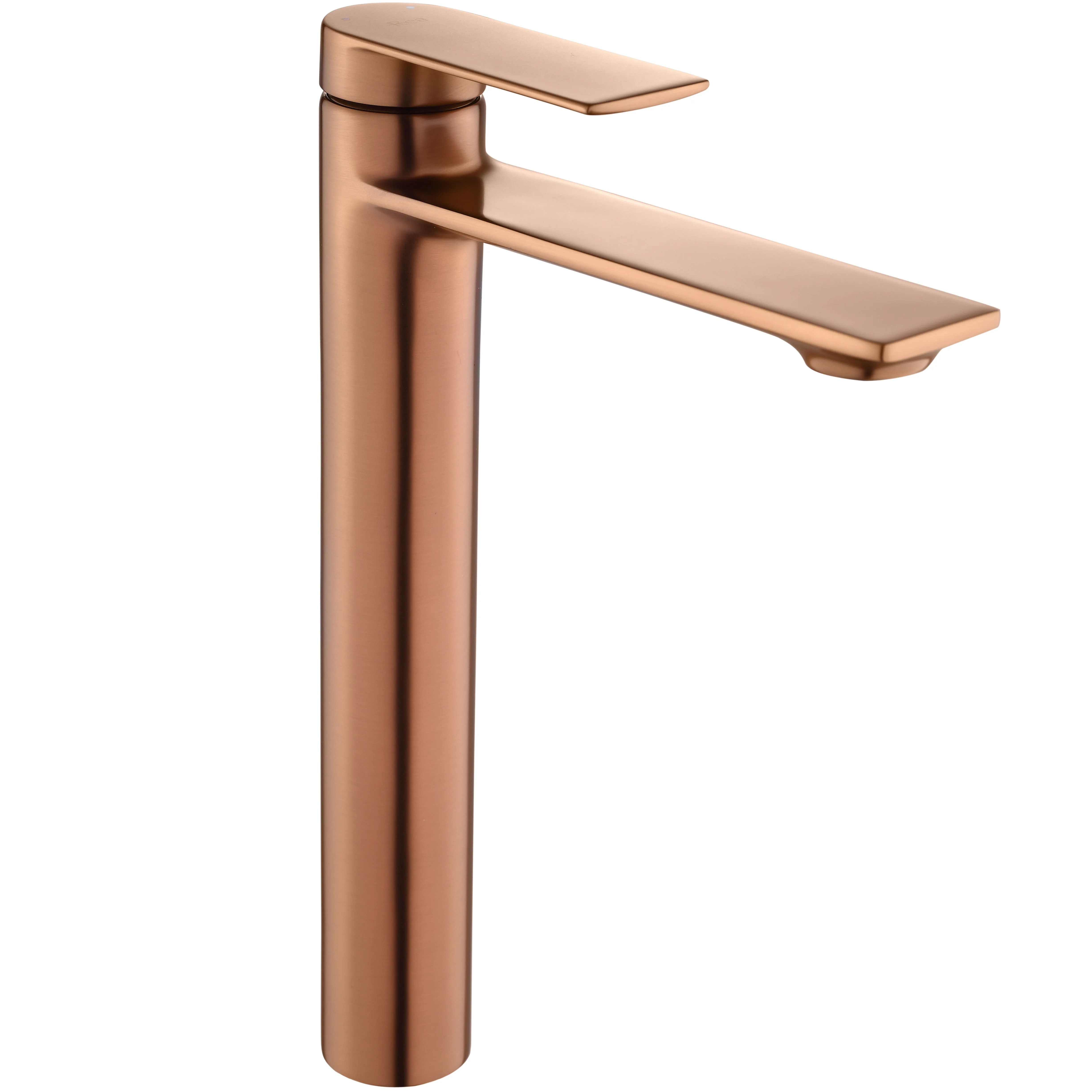 Baterie lavoar finisaj cupru periat înălțime 29 cm material alamă model Storm Copper Brushed High [1]