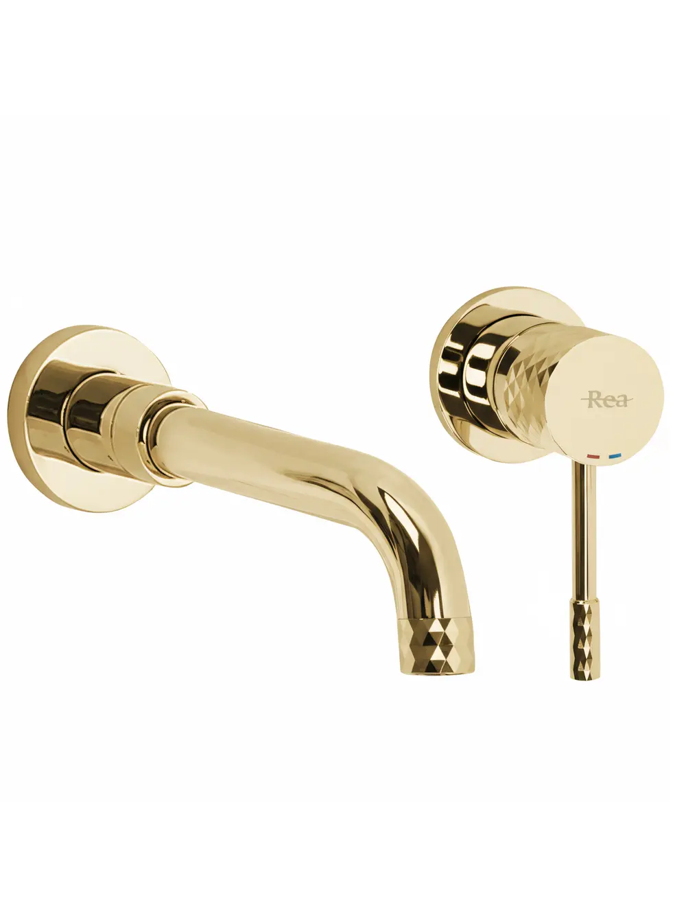 Baterie lavoar încastrată finisaj auriu lucios model Lungo Diamond Gold [1]