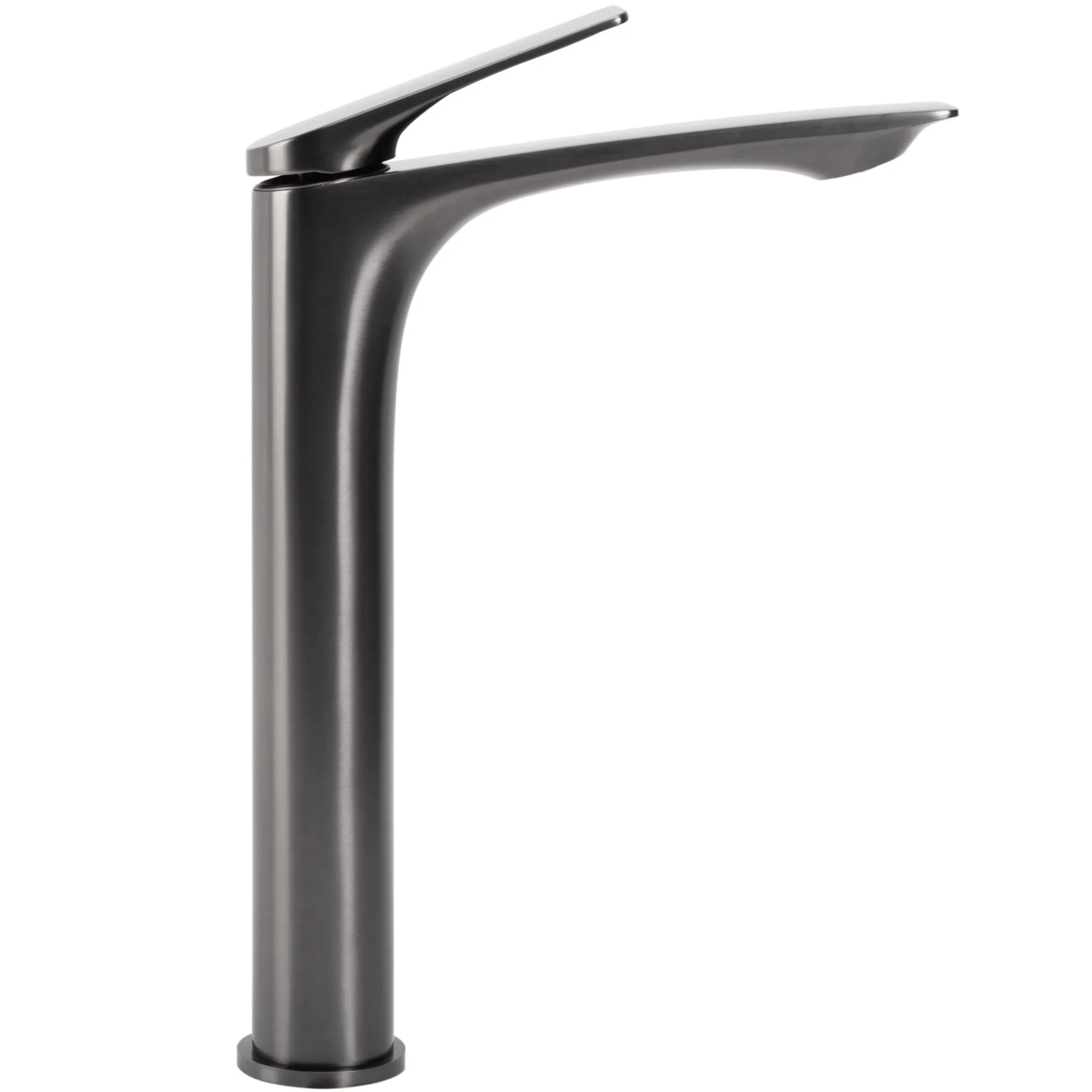 Baterie lavoar culoare titanium înălțime 30 cm material alamă model Avalon Titanium High [2]