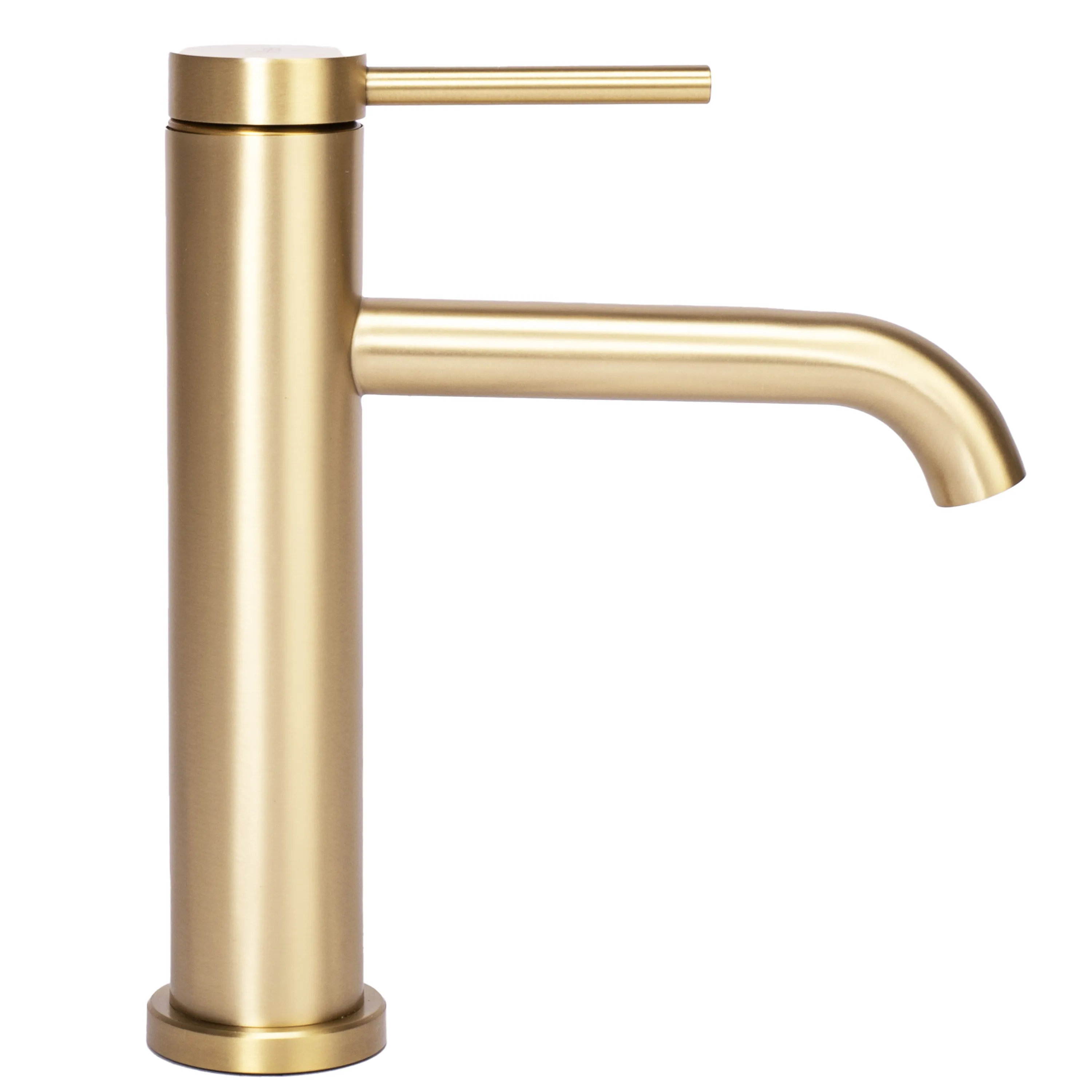 Baterie chiuvetă culoare auriu periat înălțime 20.5 cm material alamă model Clif Gold Brushed Low [3]